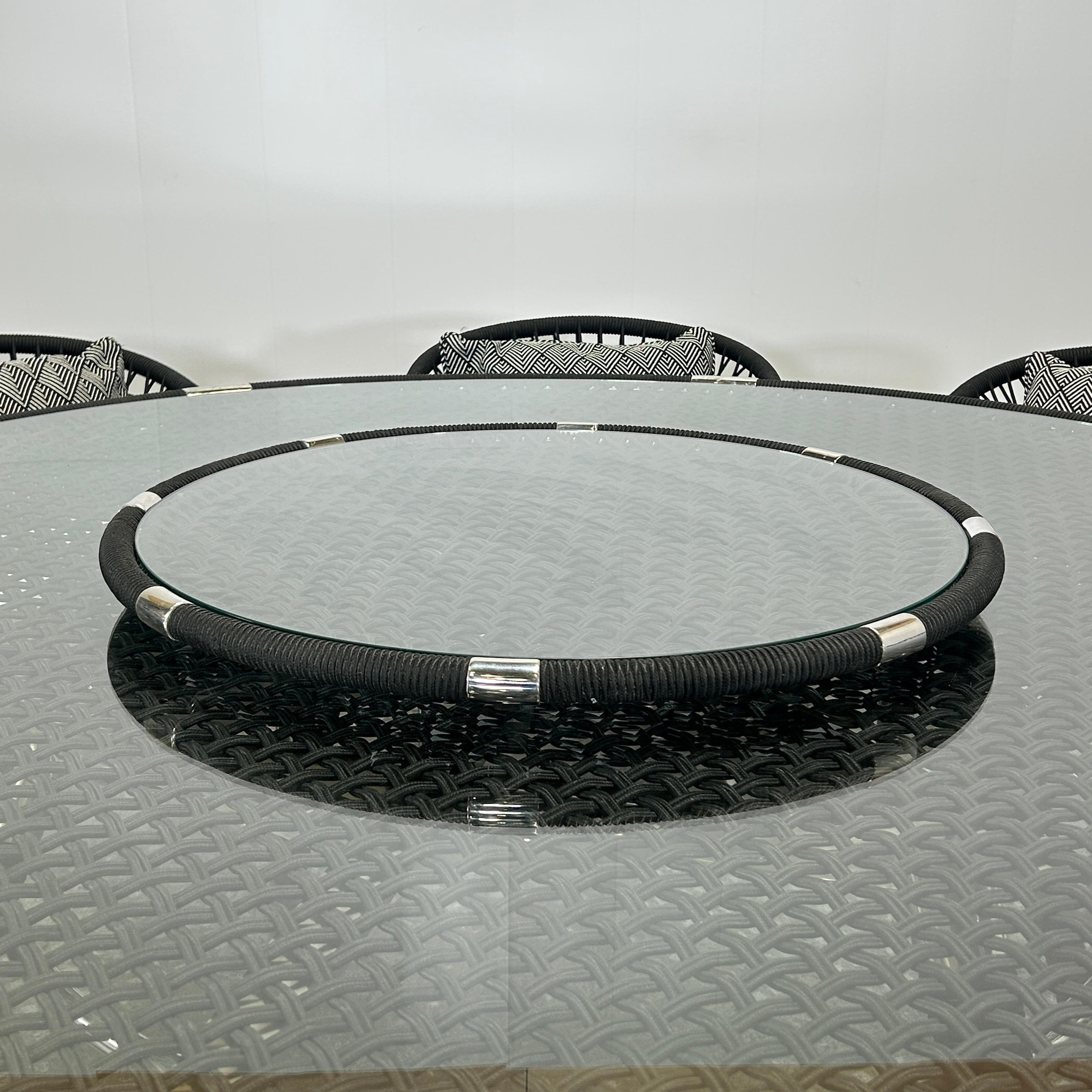 Contemporary Indian Ocean Marina Outdoor Dining Set For Sale