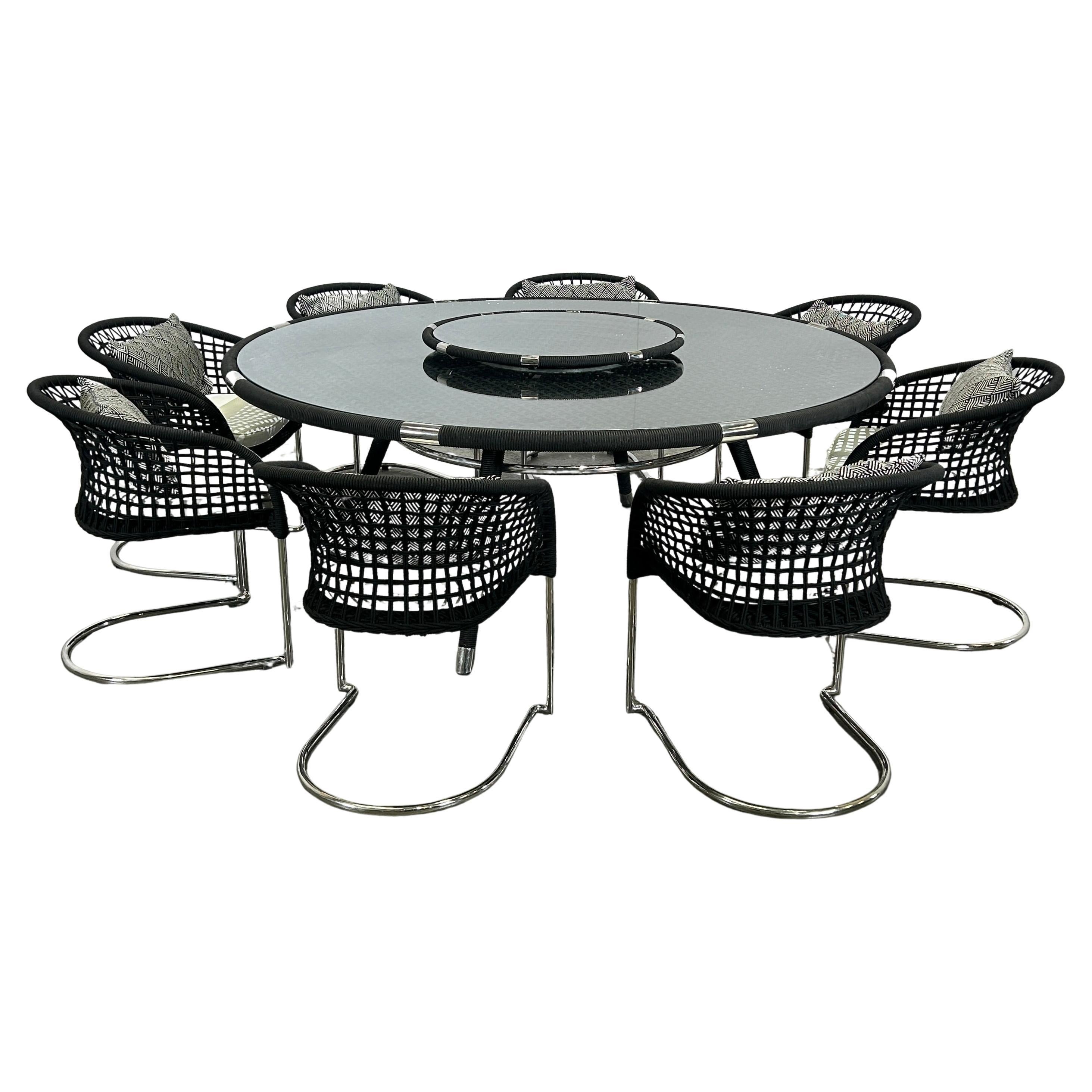 Conjunto de comedor para exterior Marina Océano Índico