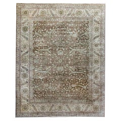 Indian Peshawar Rug Woven with a Ziegler Inspired Pattern