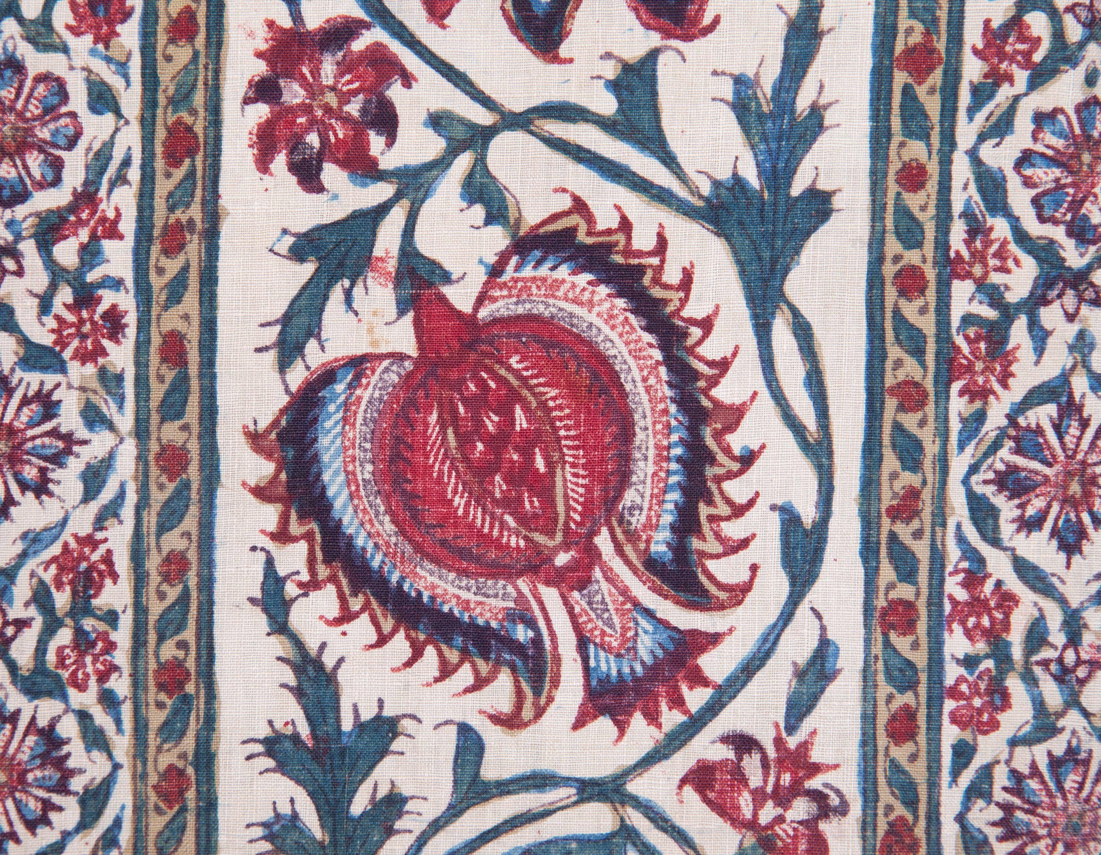 Indian Qalamkari Panel with Great Details, 19th Century 2