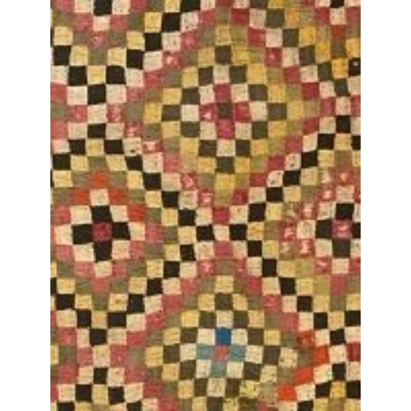 Dal confine tra India e Pakistan
c.anni '60
Tessuti misti, cotone
H120 x W155 cm
