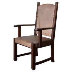 Indian Rosewood Armchair of the German New Objectivity Movement
