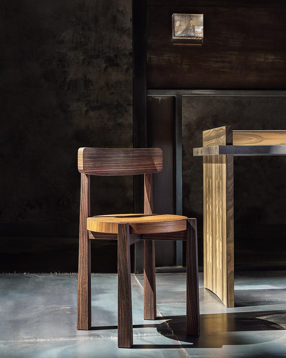 Indian, Rosewood Sediolina Chair by Antonio Aricò for Delvis Unlimited For Sale 3