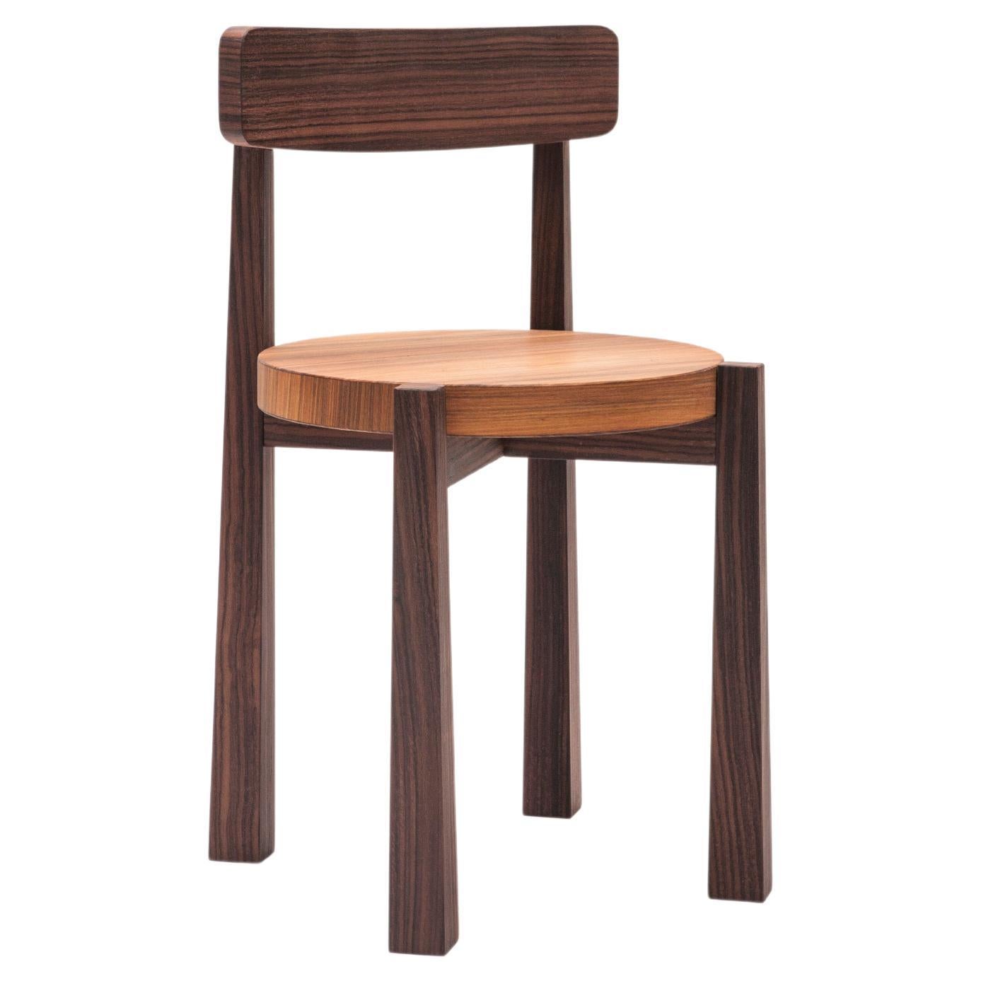 Indian, Rosewood Sediolina Chair by Antonio Aricò for Delvis Unlimited For Sale
