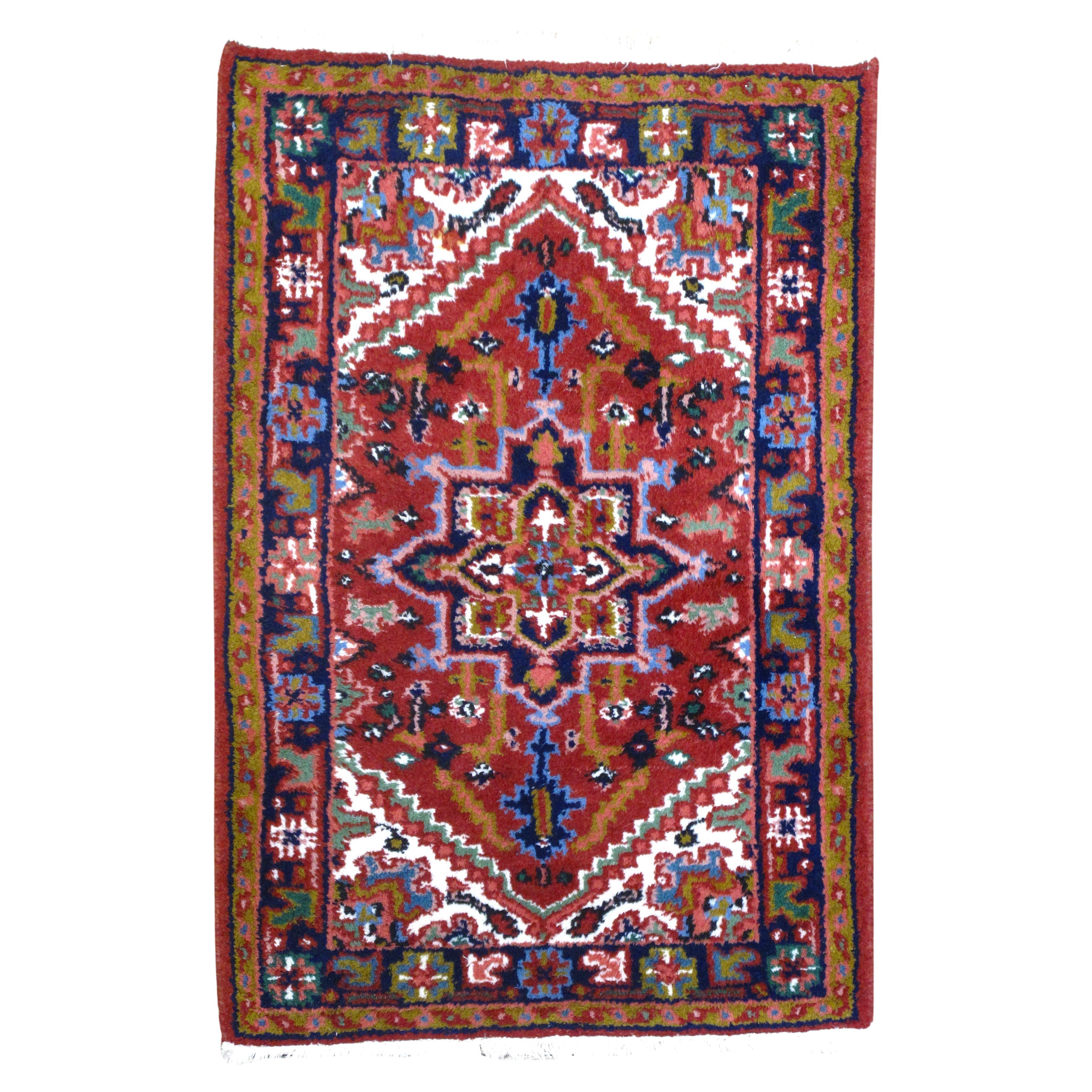 Indian Rug 2'2'' x 3'2'' For Sale