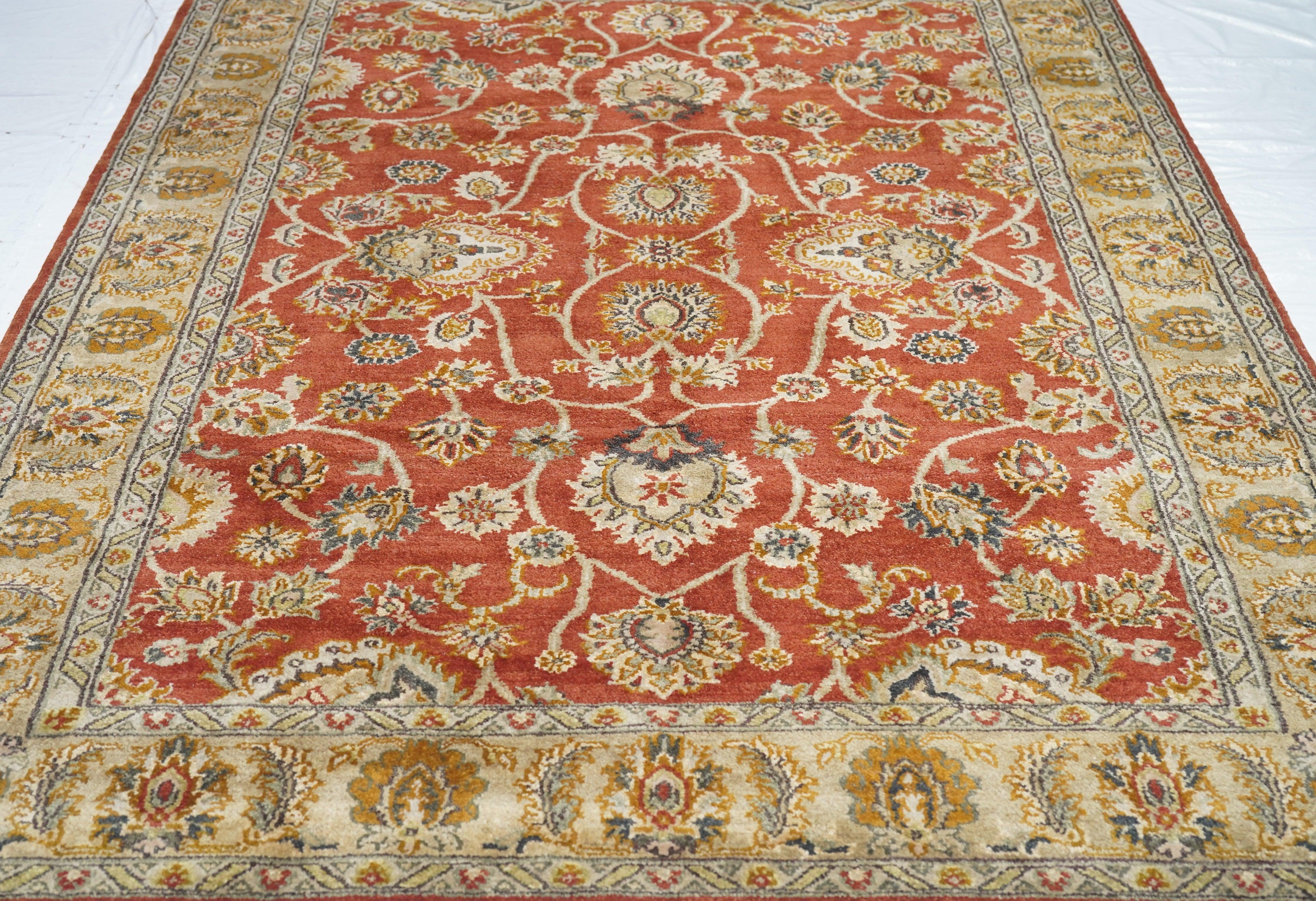 Indischer Teppich 6'1'' x 9'11'' im Angebot 2