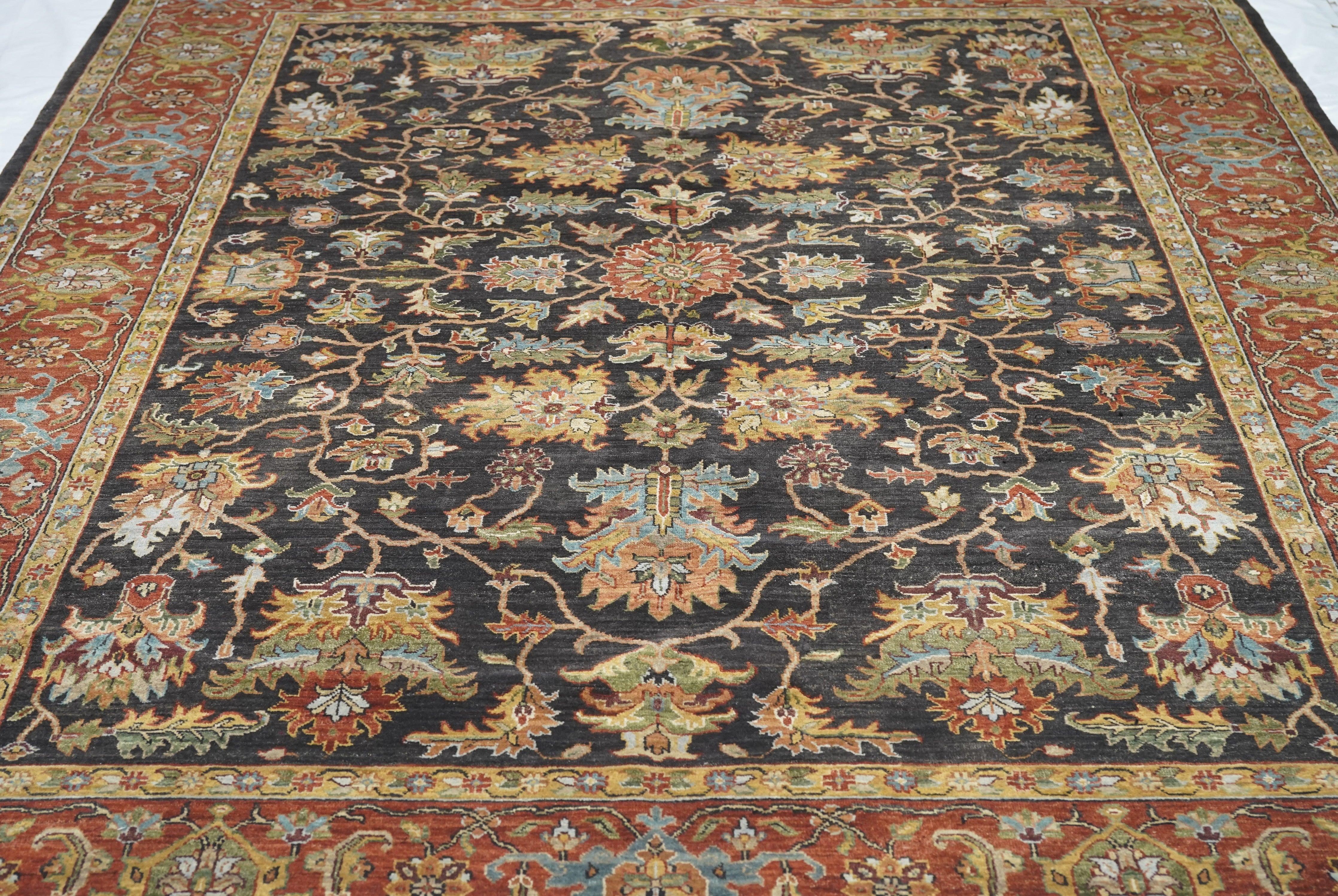 Indischer Teppich 7'10'' x 9'10'' im Angebot 2