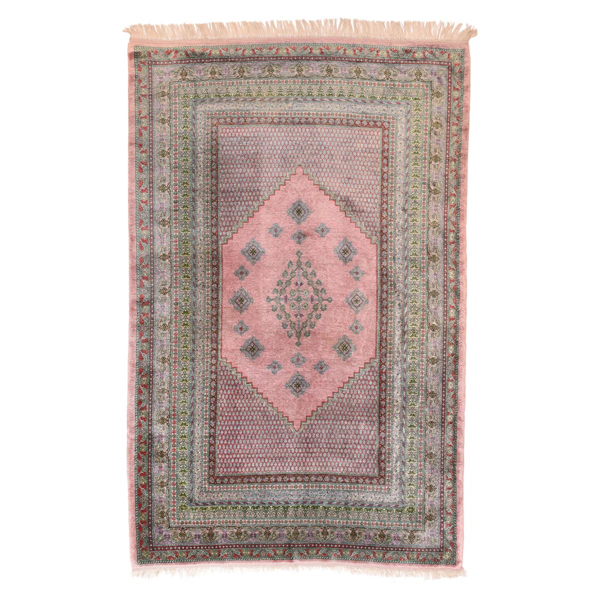 Vintage Silk Kashmir Area Rug For Sale at 1stDibs kashmiri rugs price
