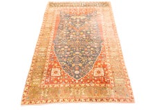 Indian Rug Pashmina Green Field
