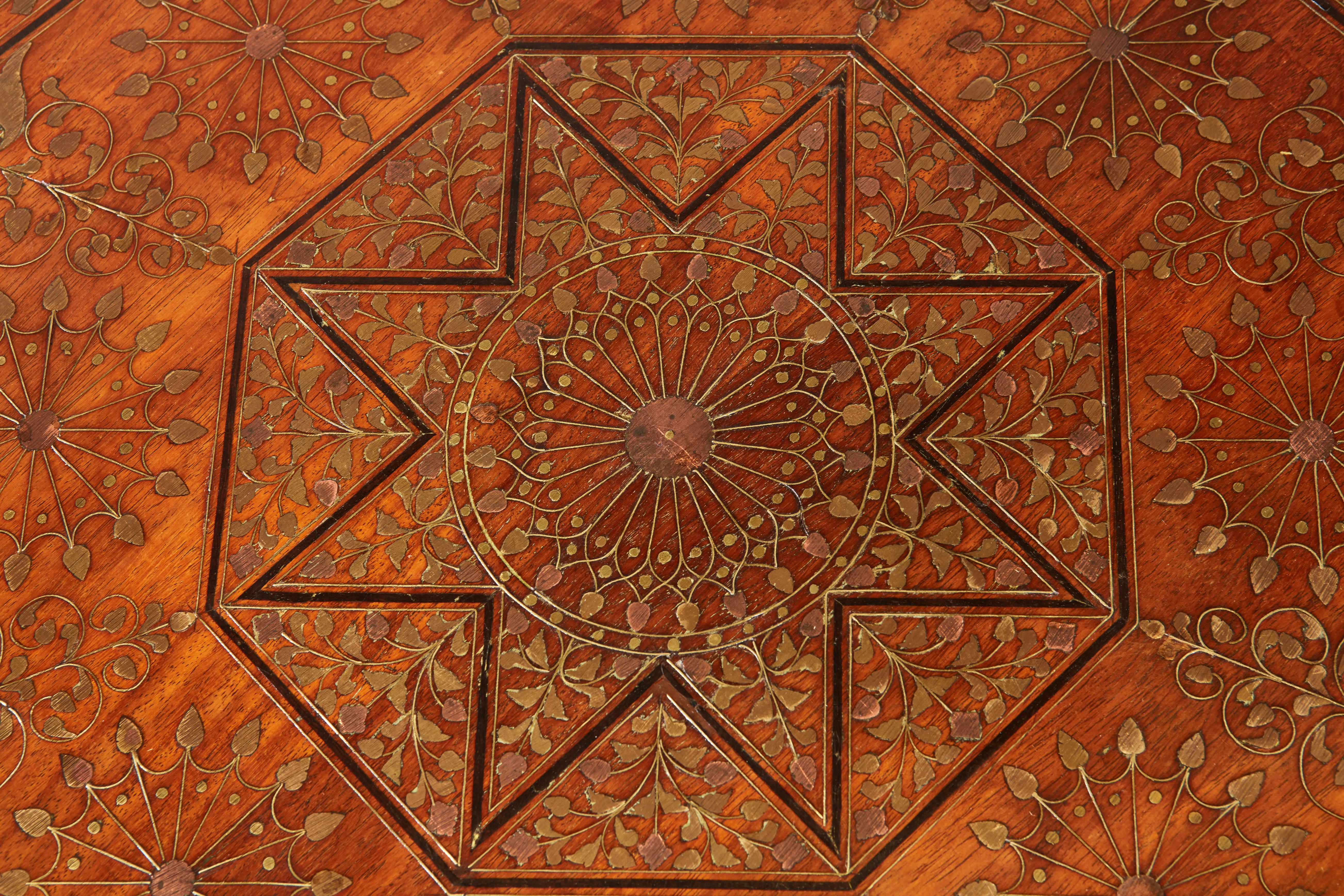 19th Century Indian Sandalwood Taboret Table