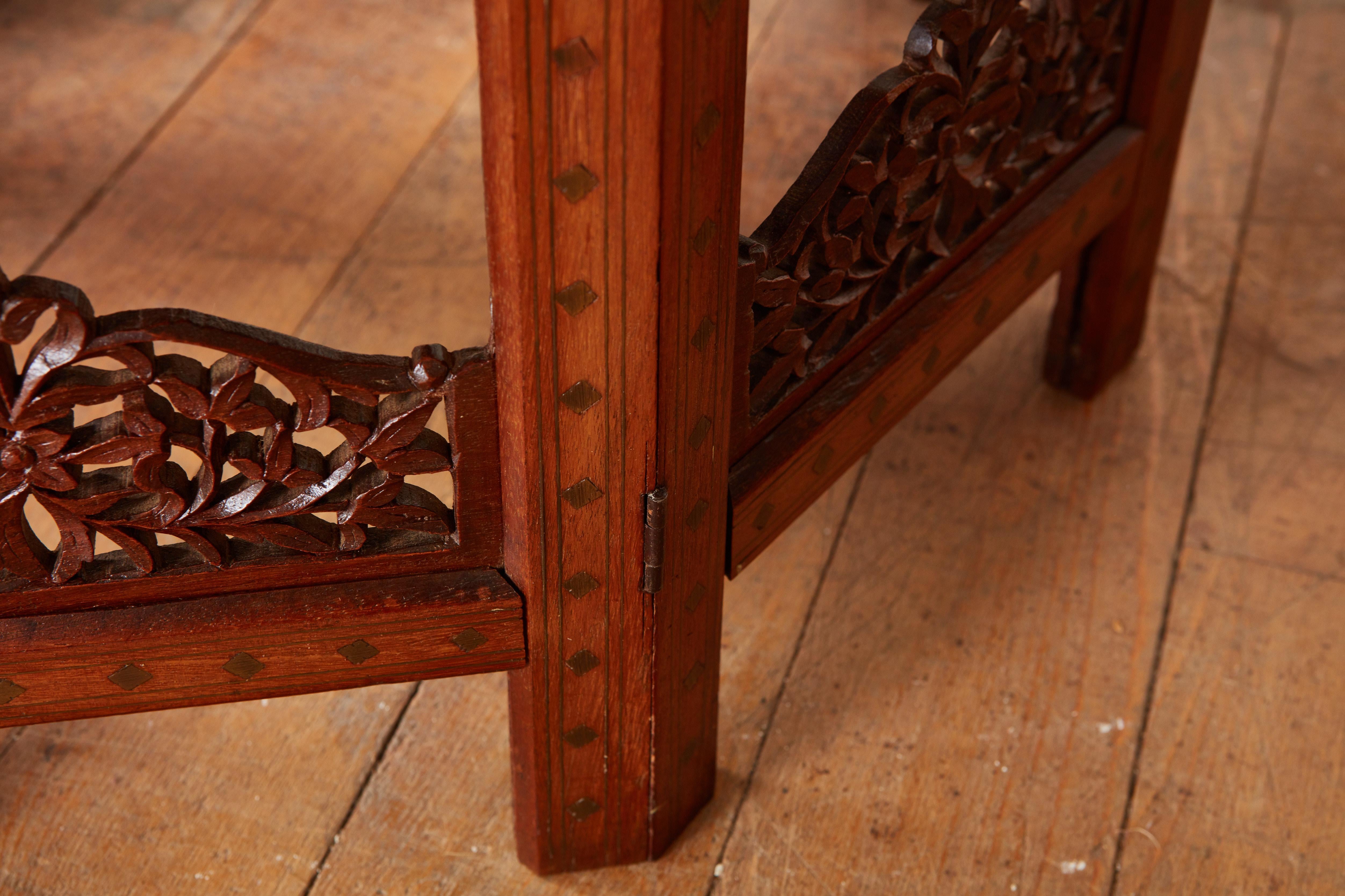 Indian Sandalwood Taboret Table 1