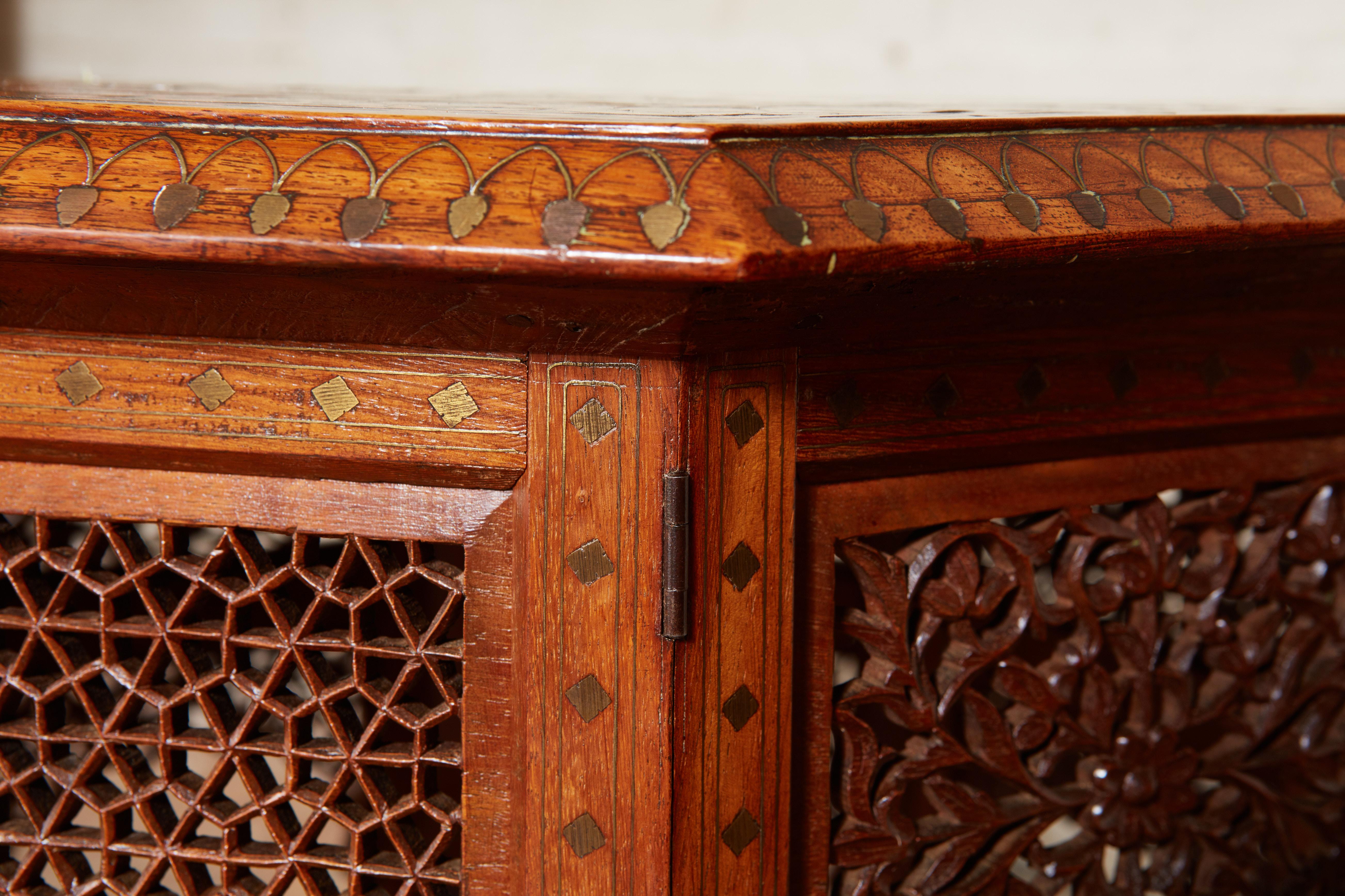 Indian Sandalwood Taboret Table 2