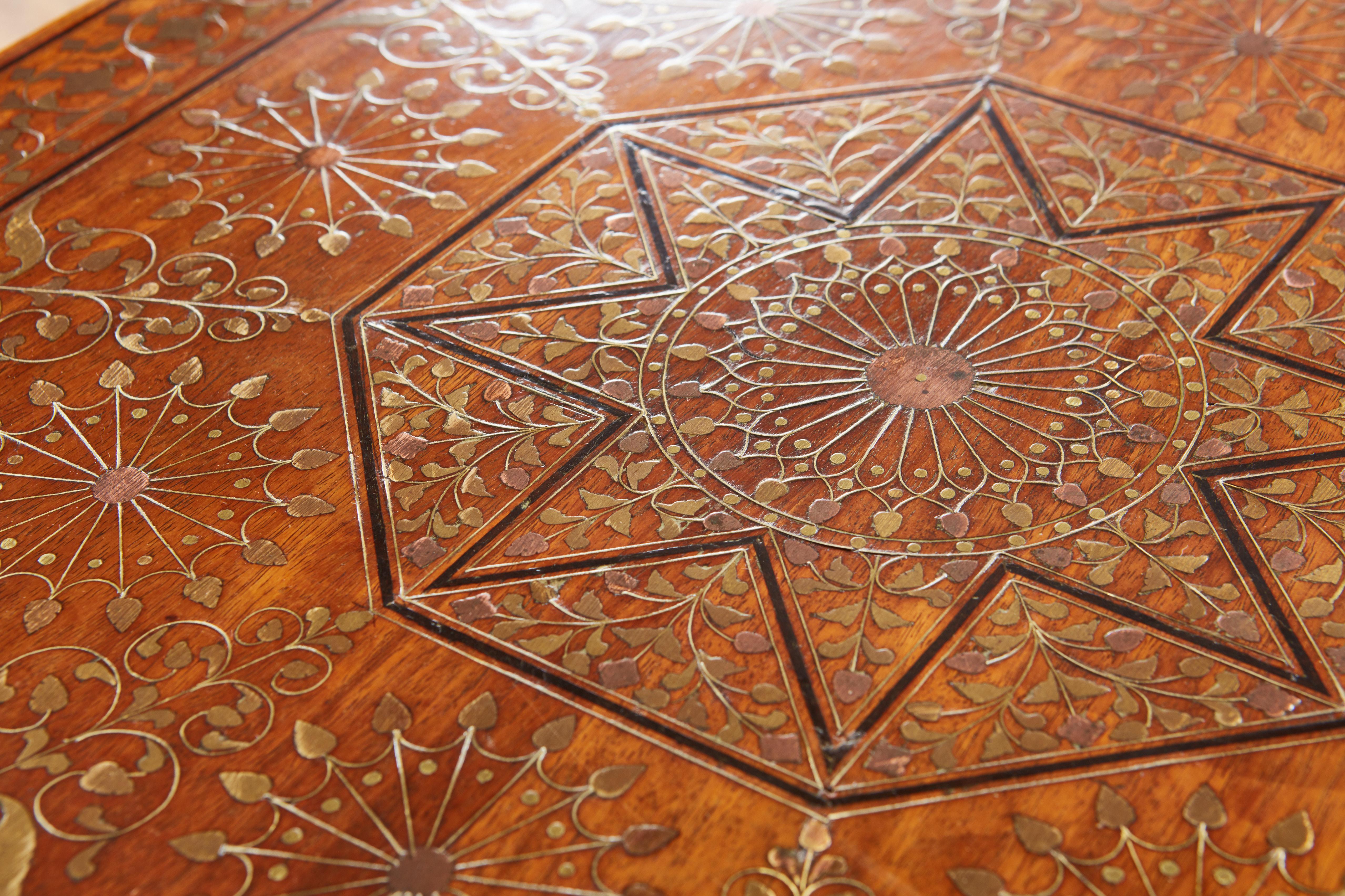 Indian Sandalwood Taboret Table 3