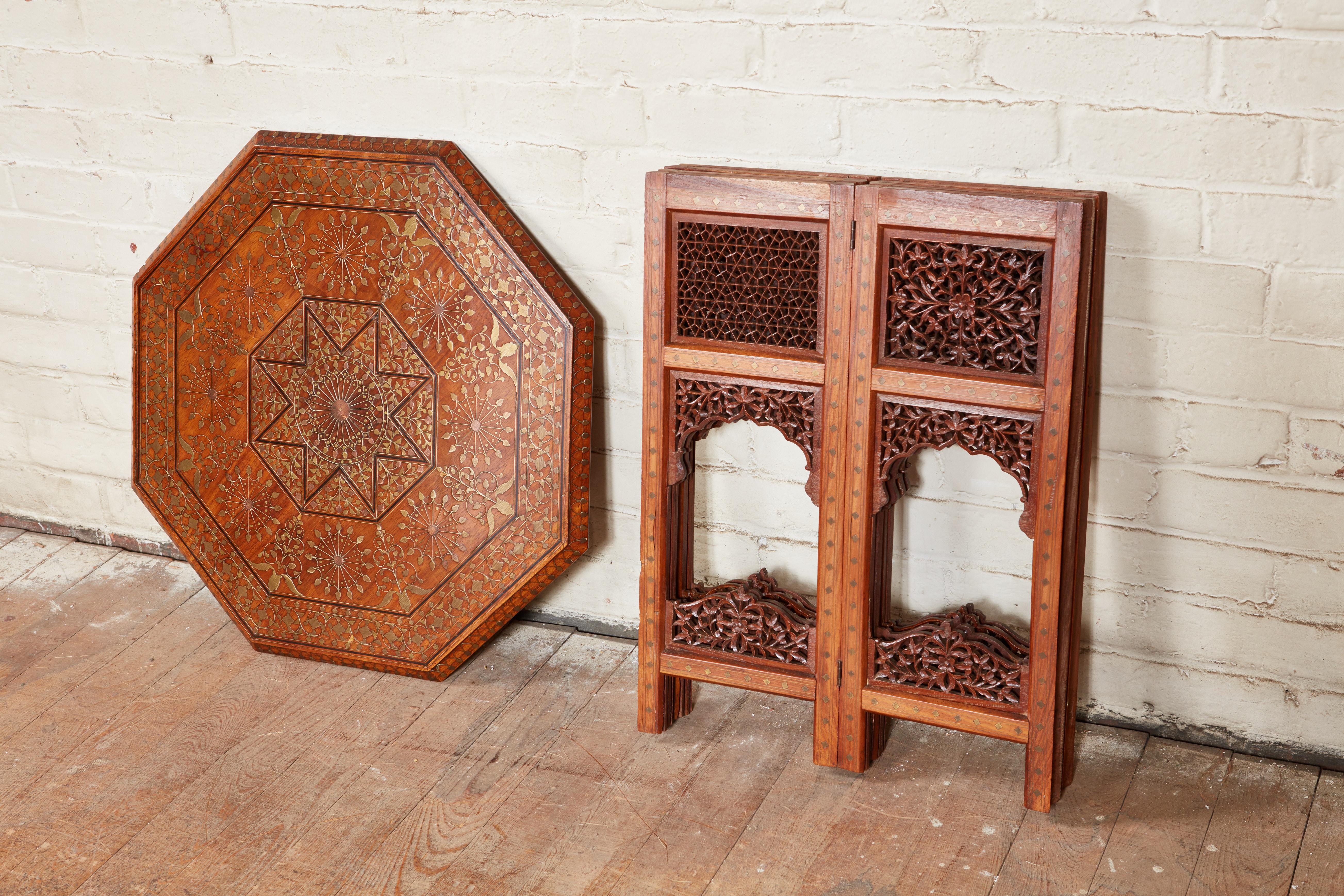 Indian Sandalwood Taboret Table 4