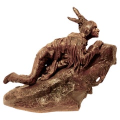 Indischer Pfadfinder, Bronze von Carl Kauba