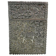Indian Silver Card Case, circa 1890