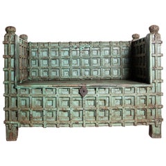 Indian Strongbox Converted to Bench