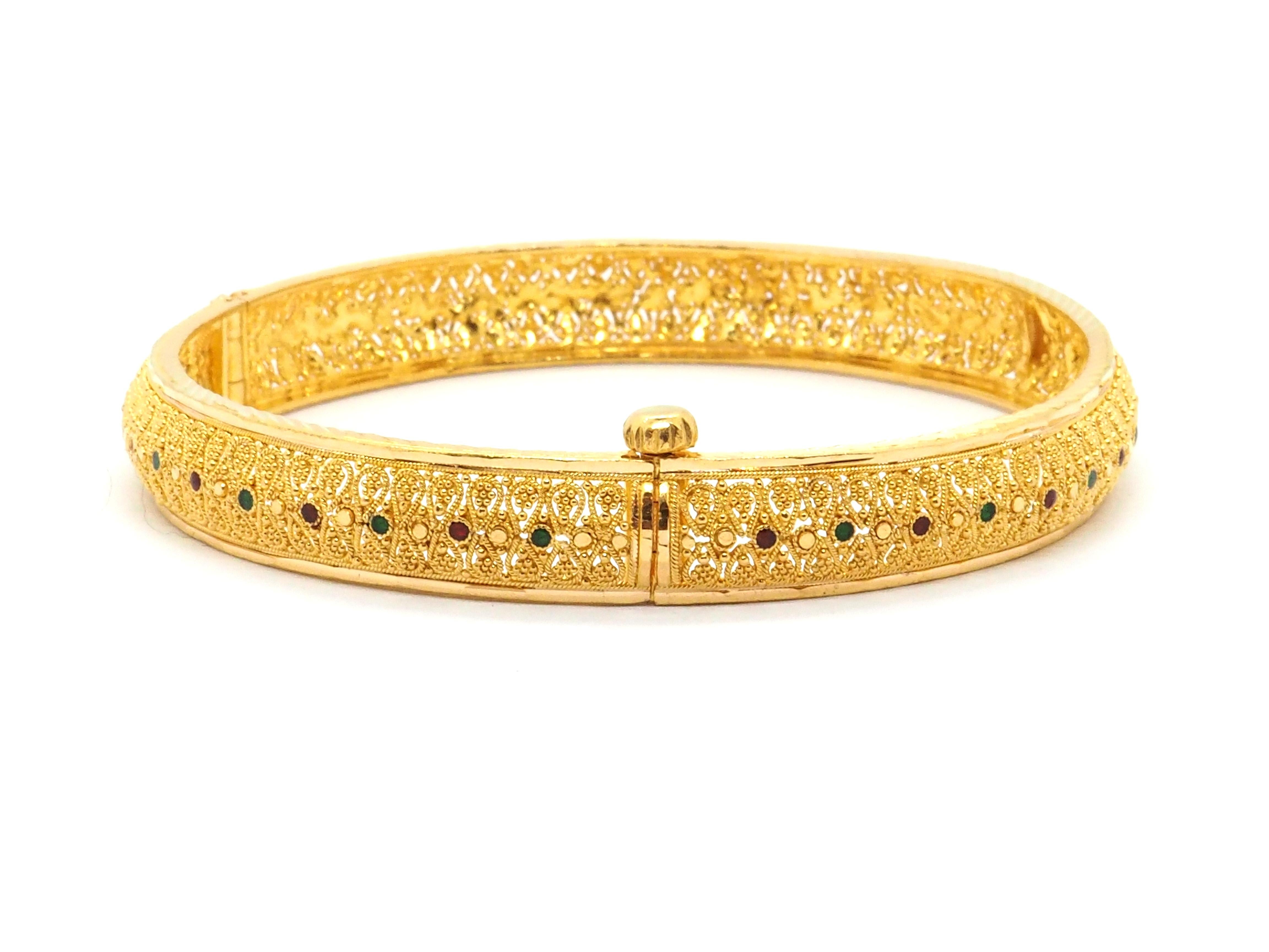 gold bracelet 21k