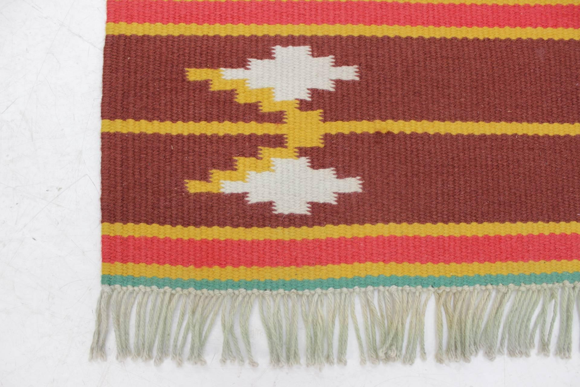 Czech Indian Style Kilim Carpet / Rug For Sale