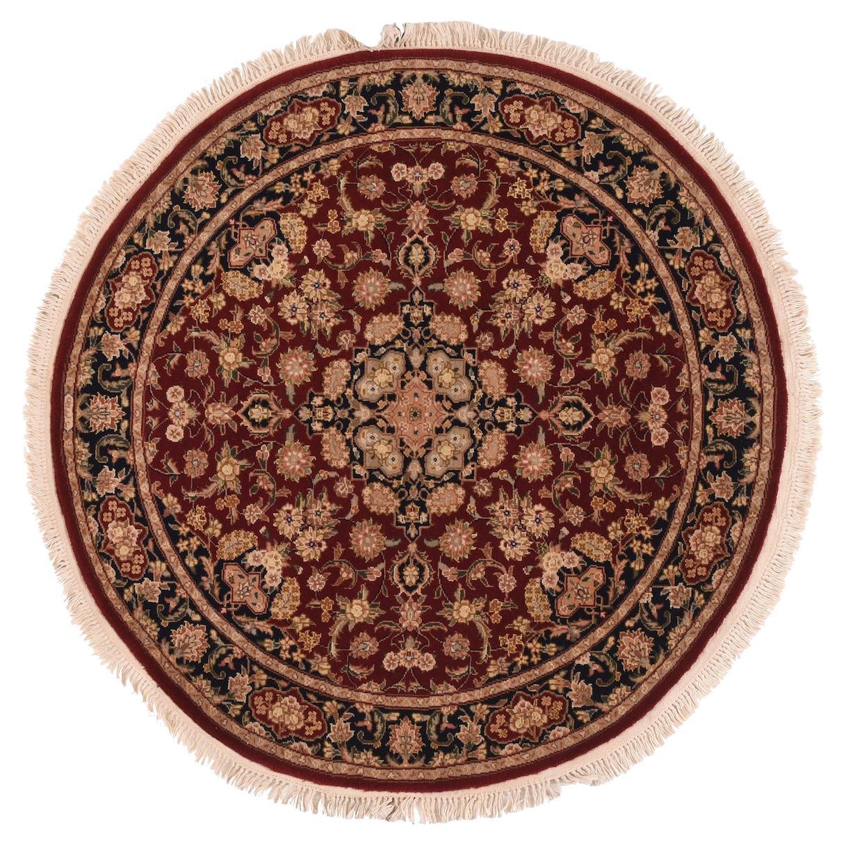 Tappeto Tabriz Indiano 4'0" x 4'0"