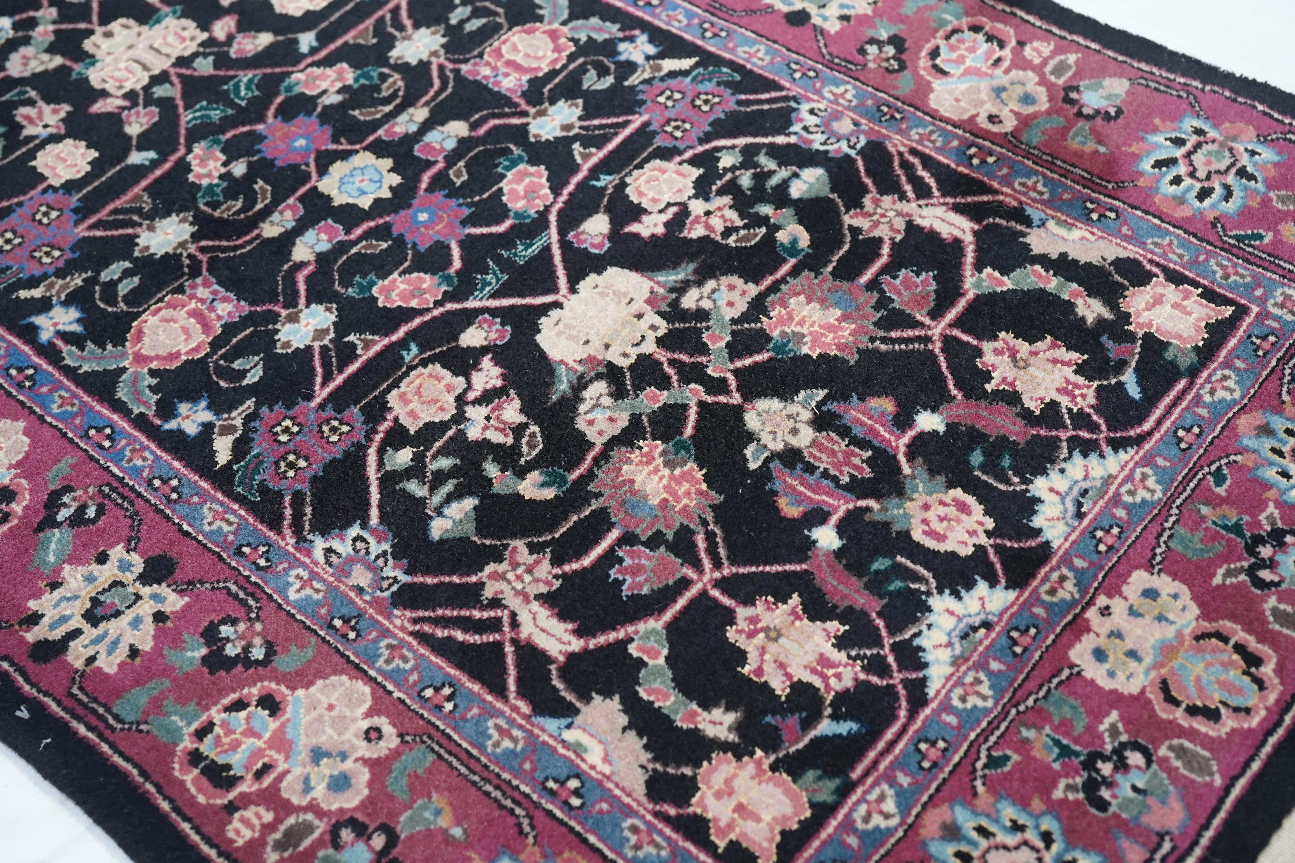 Lana Runner indiano Tabriz 2'3'' x 10'0'' in vendita