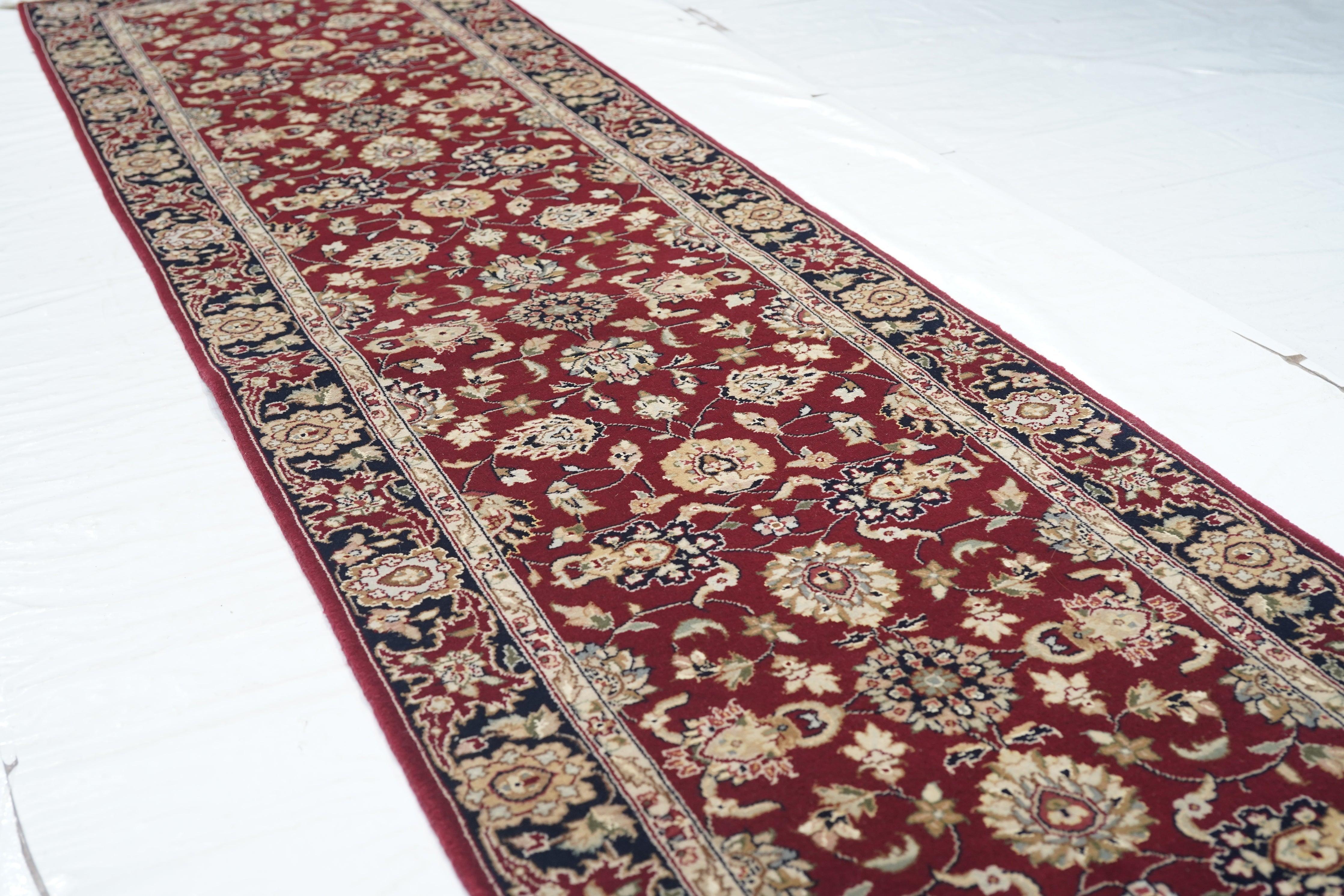 Lana Runner indiano Tabriz 2'3'' x 10'0'' in vendita