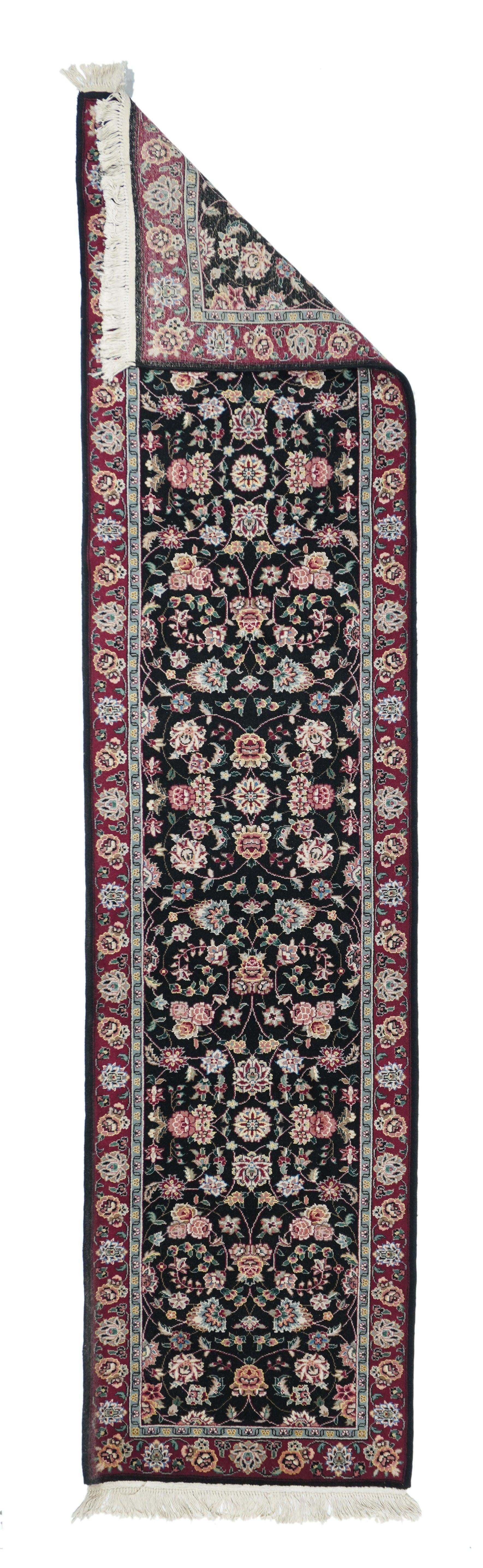 Indiano Runner indiano Tabriz 2'5'' x 9'10'' in vendita