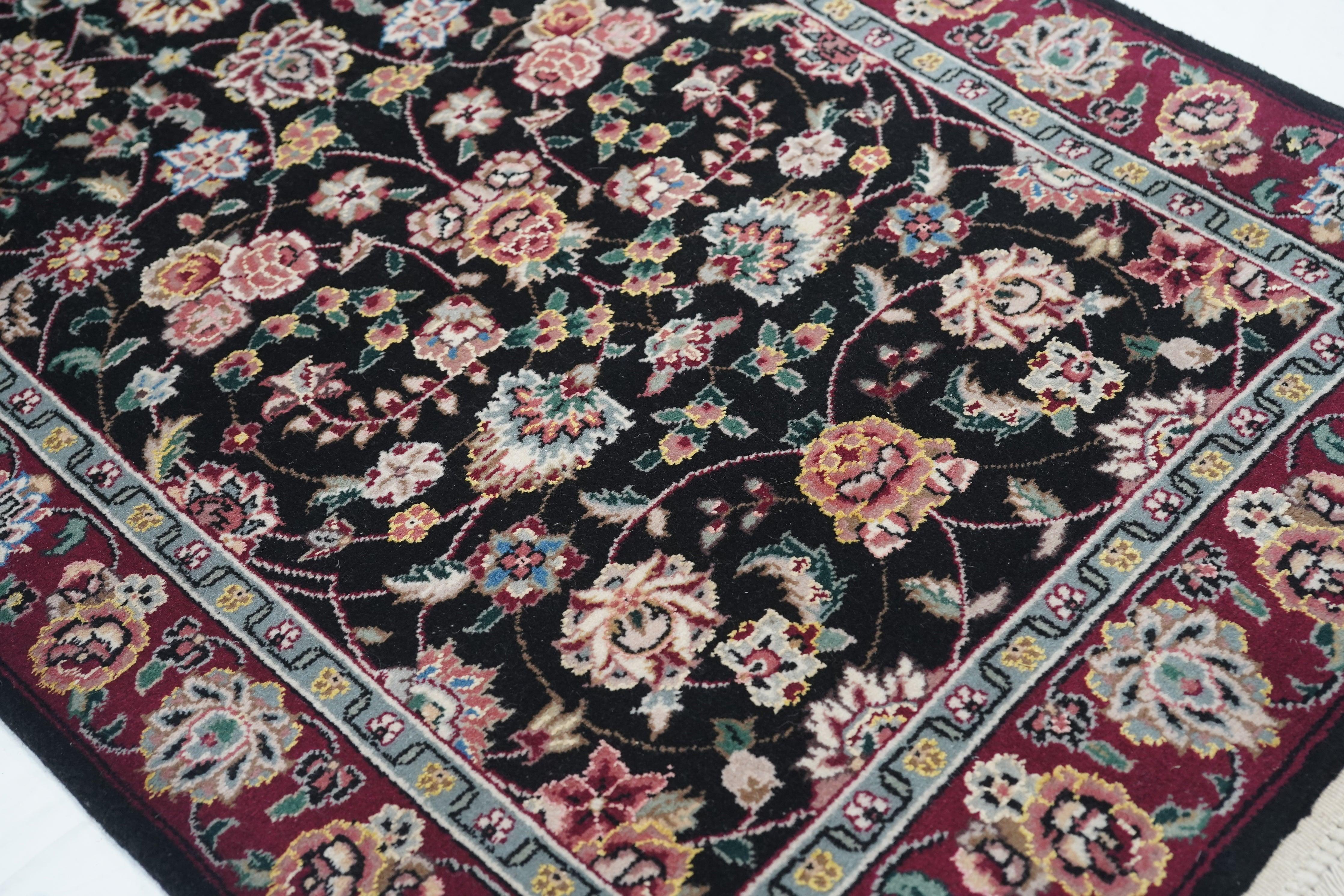 Lana Runner indiano Tabriz 2'5'' x 9'10'' in vendita