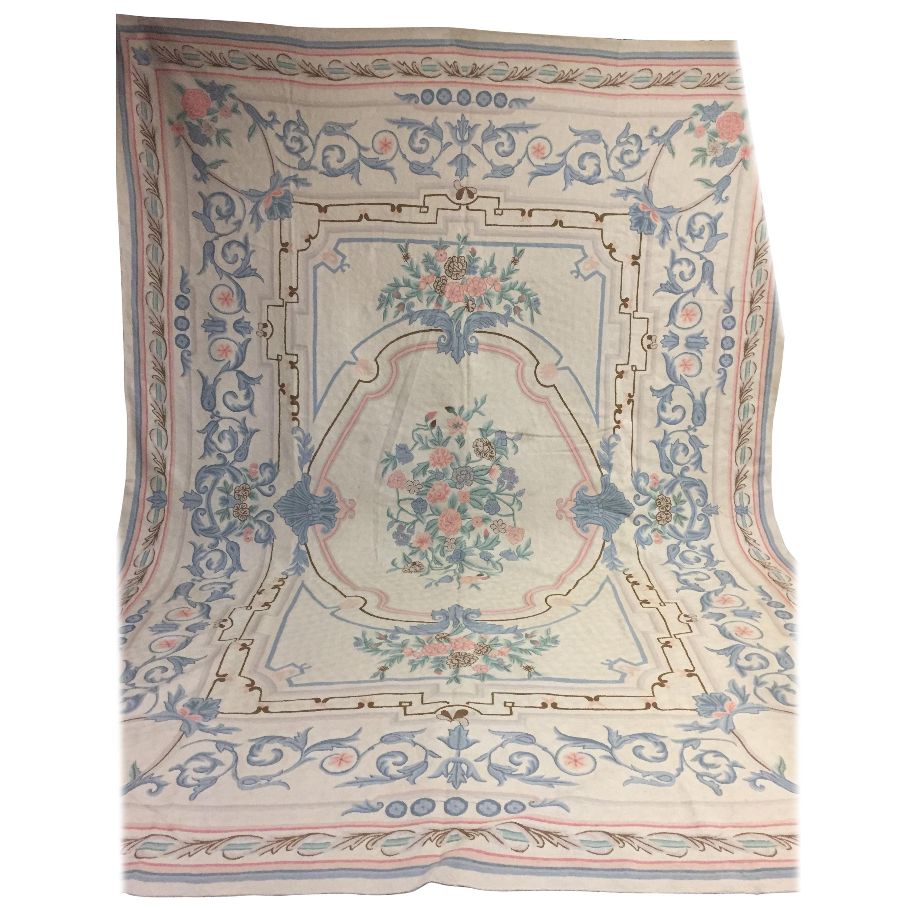 Indian Tapestry Rug Top Condition with Silk