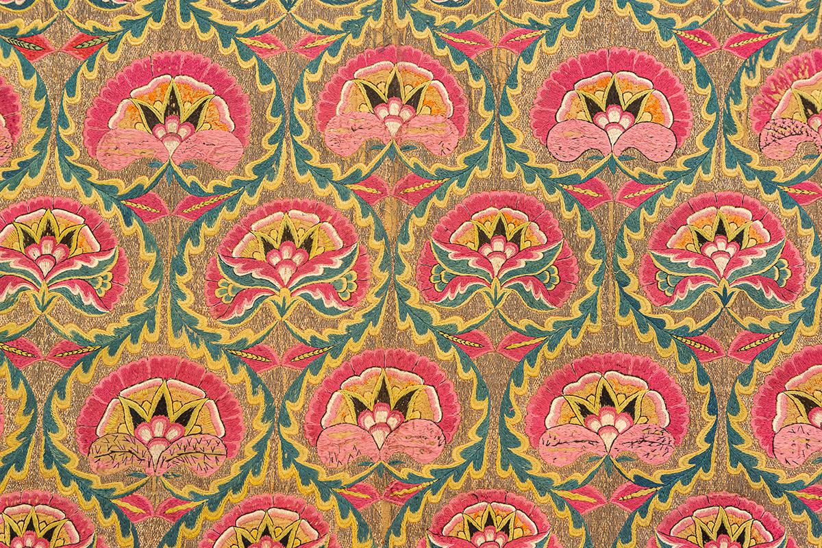 Indian Textile Deccani Silk In Good Condition For Sale In Ferrara, IT