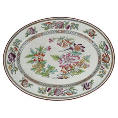 Piatto da portata "Albero indiano" di Minton, Inghilterra, circa 1880