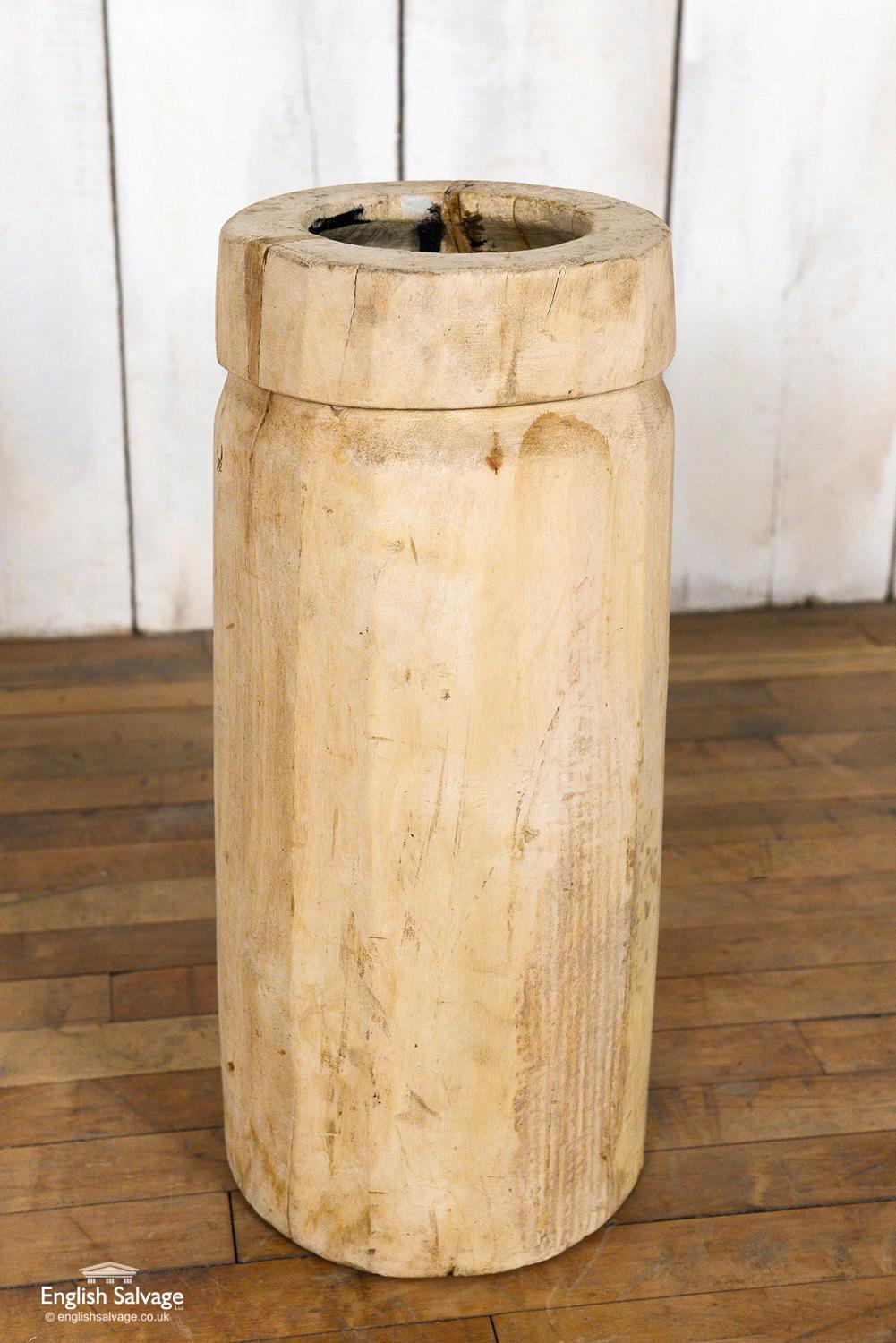 Indian Tribal Hardwood Container, 20th Century For Sale 1