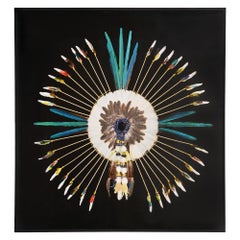 Indischer Stammes Kayapo-Kopfschmuck