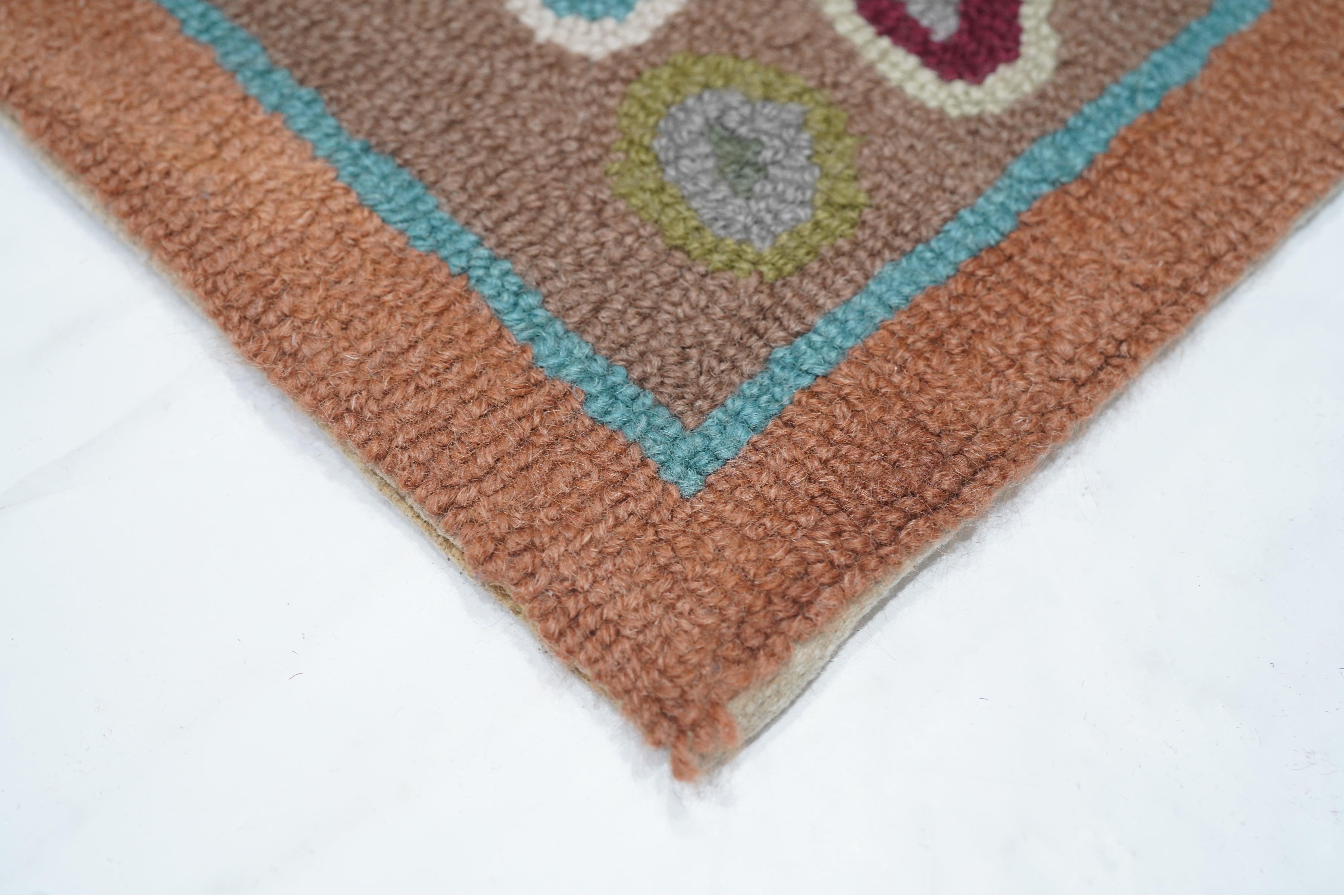 Contemporary Indian Tufted Runner 2'06'' x 8'0