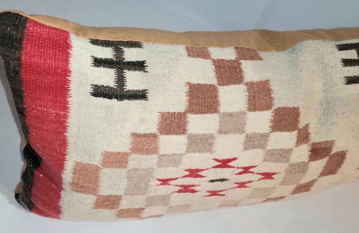 Indian Weaving Bolster Pillow For Sale 1