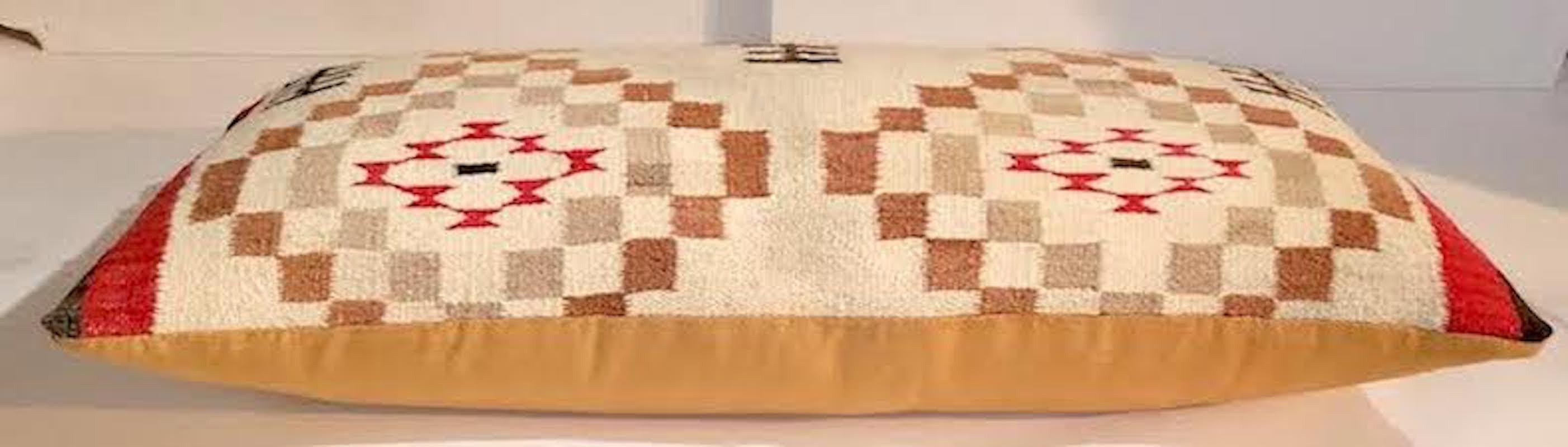 Hand-Woven Indian Weaving Bolster Pillow
