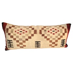 Vintage Indian Weaving Bolster Pillow