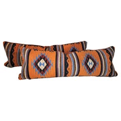 Vintage Mexican Indian Weaving Bolster Pillows