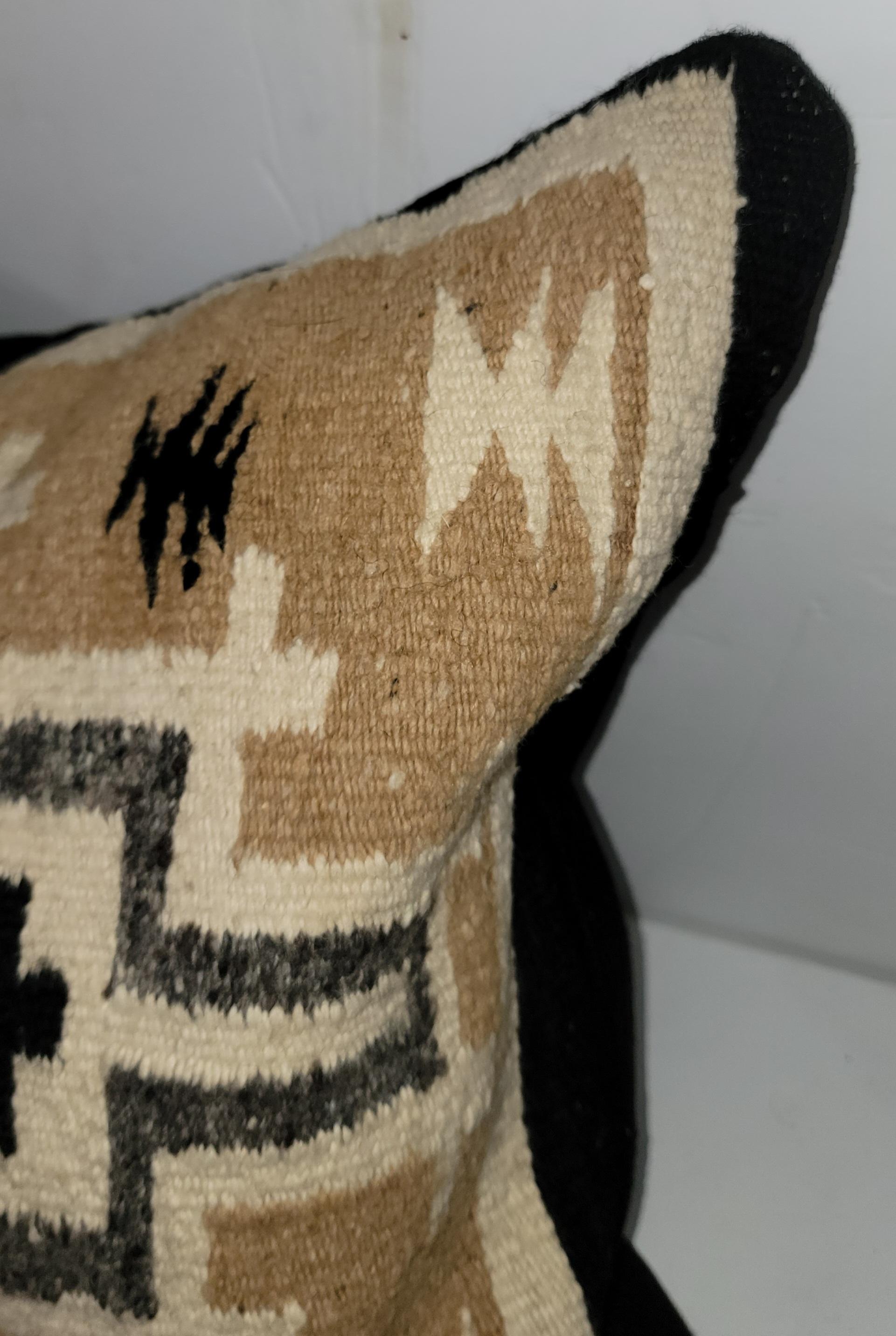 Hand-Woven Indian Weaving Pillow For Sale