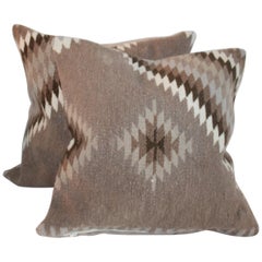 Indian Weaving Pillows, Pair
