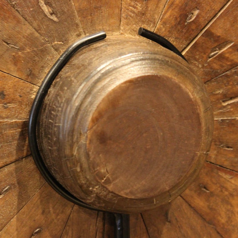 Indian Weaving Wheel on Stand at 1stDibs