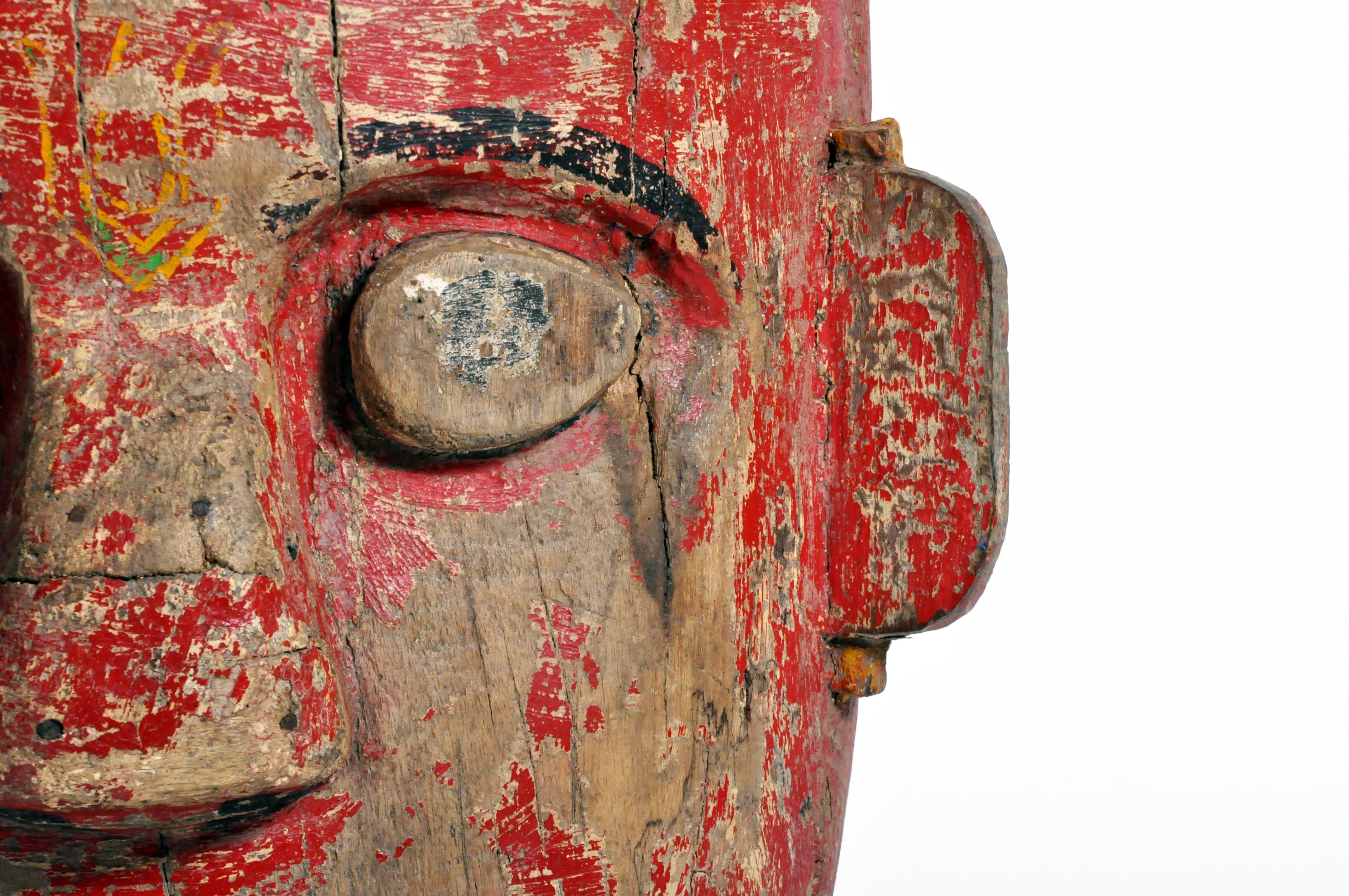 Indian Wooden Mask 8