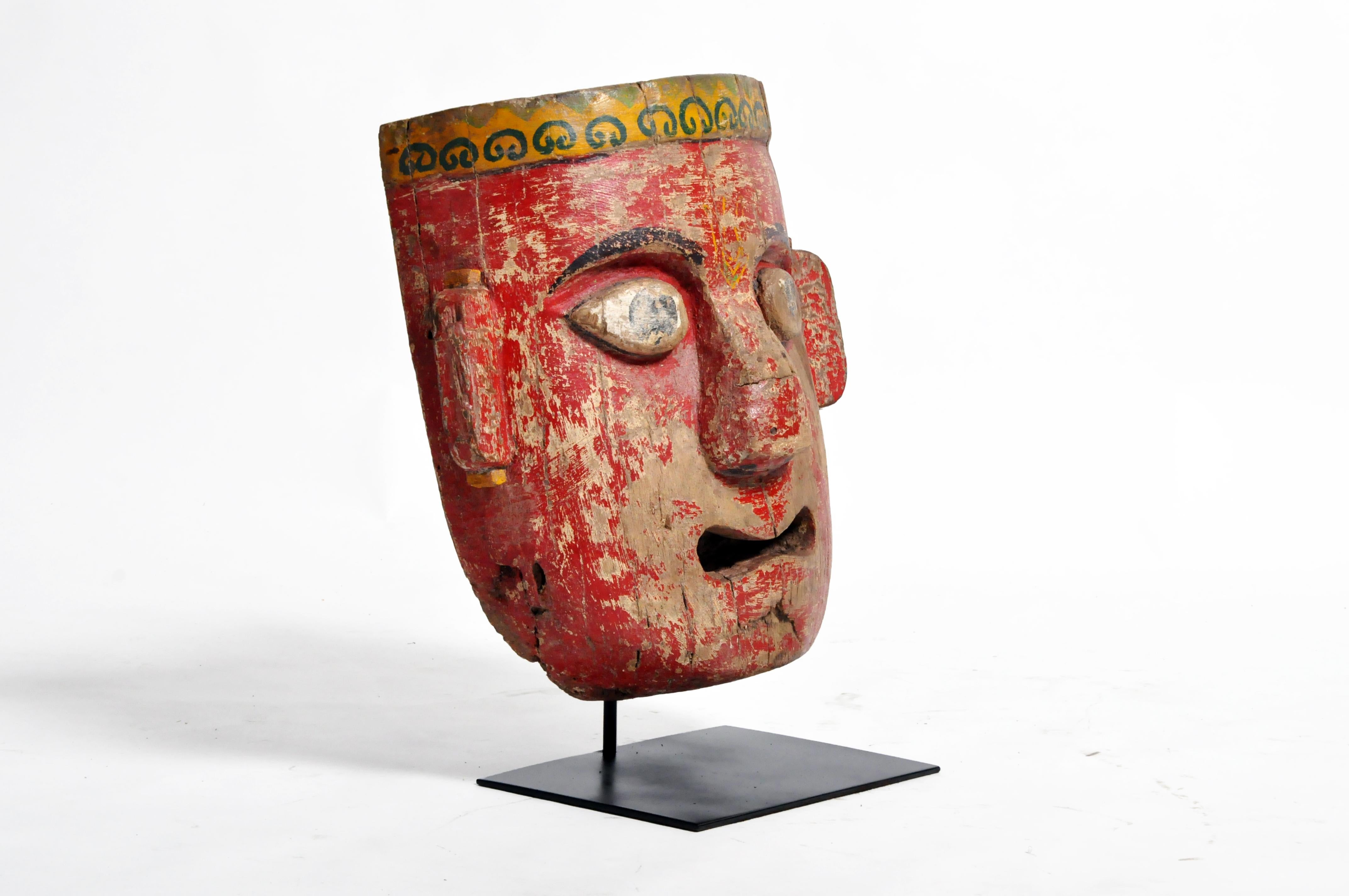 Indian Wooden Mask 10