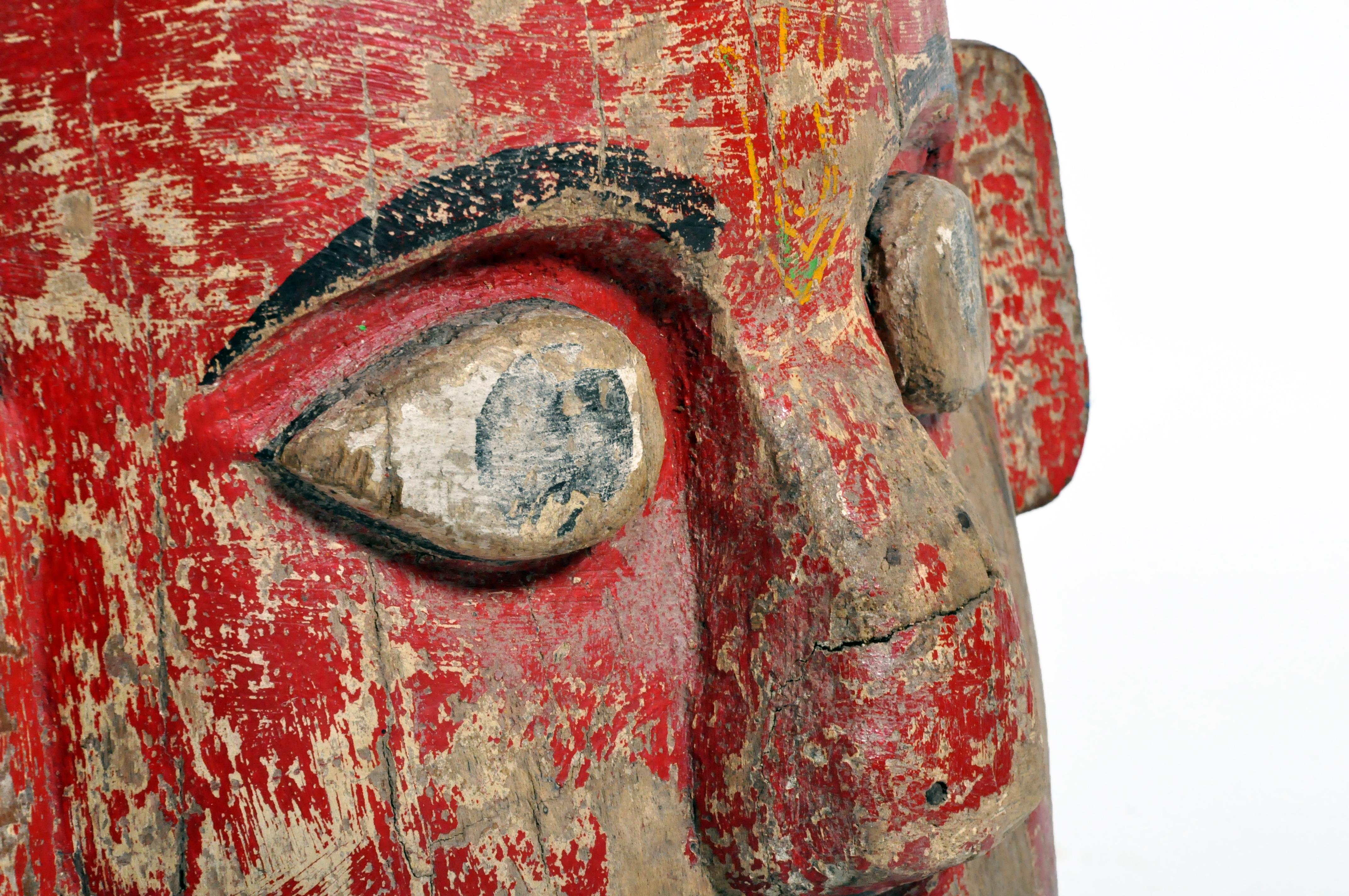 Indian Wooden Mask 13