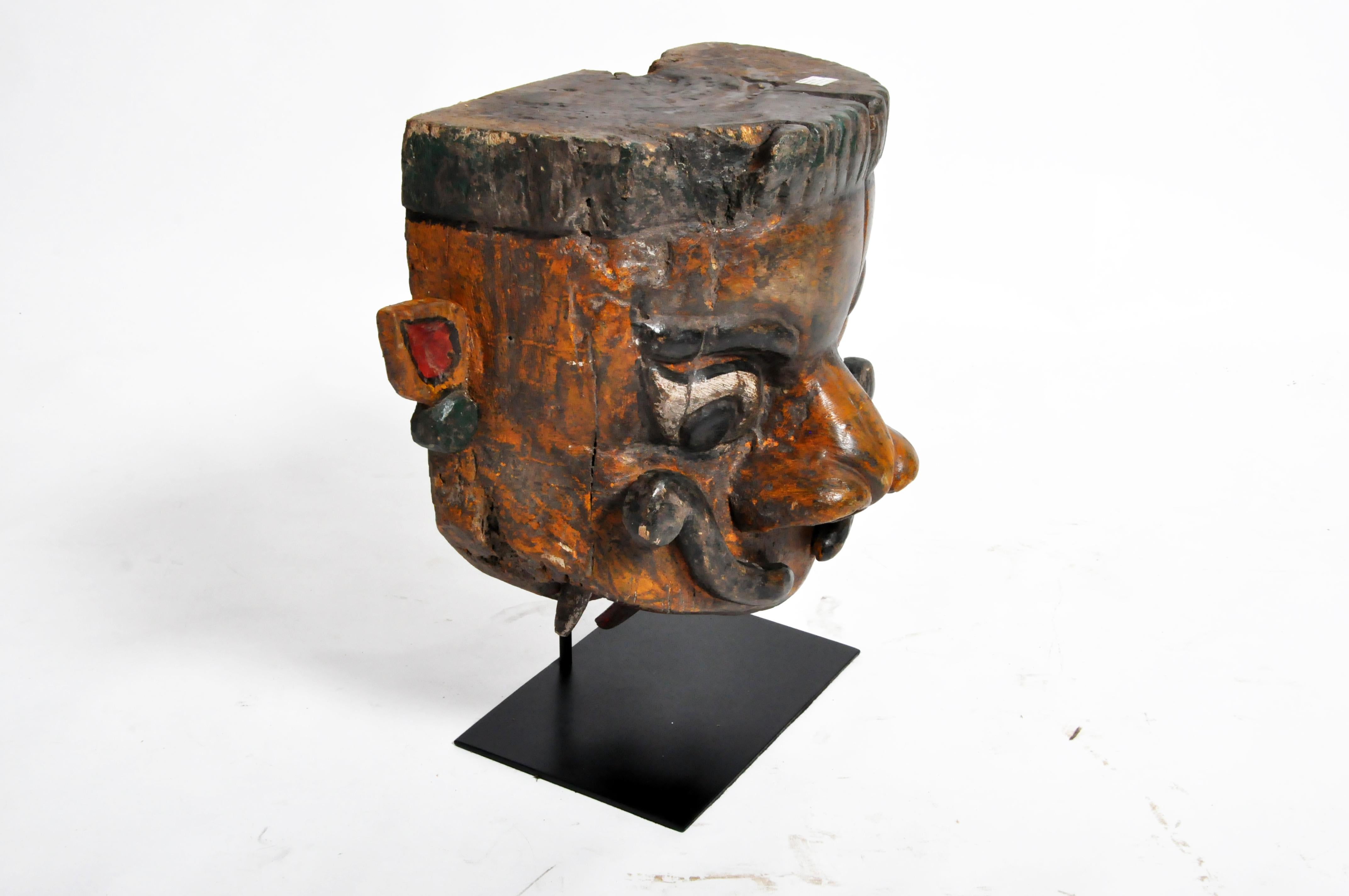 Indian Wooden Mask 12