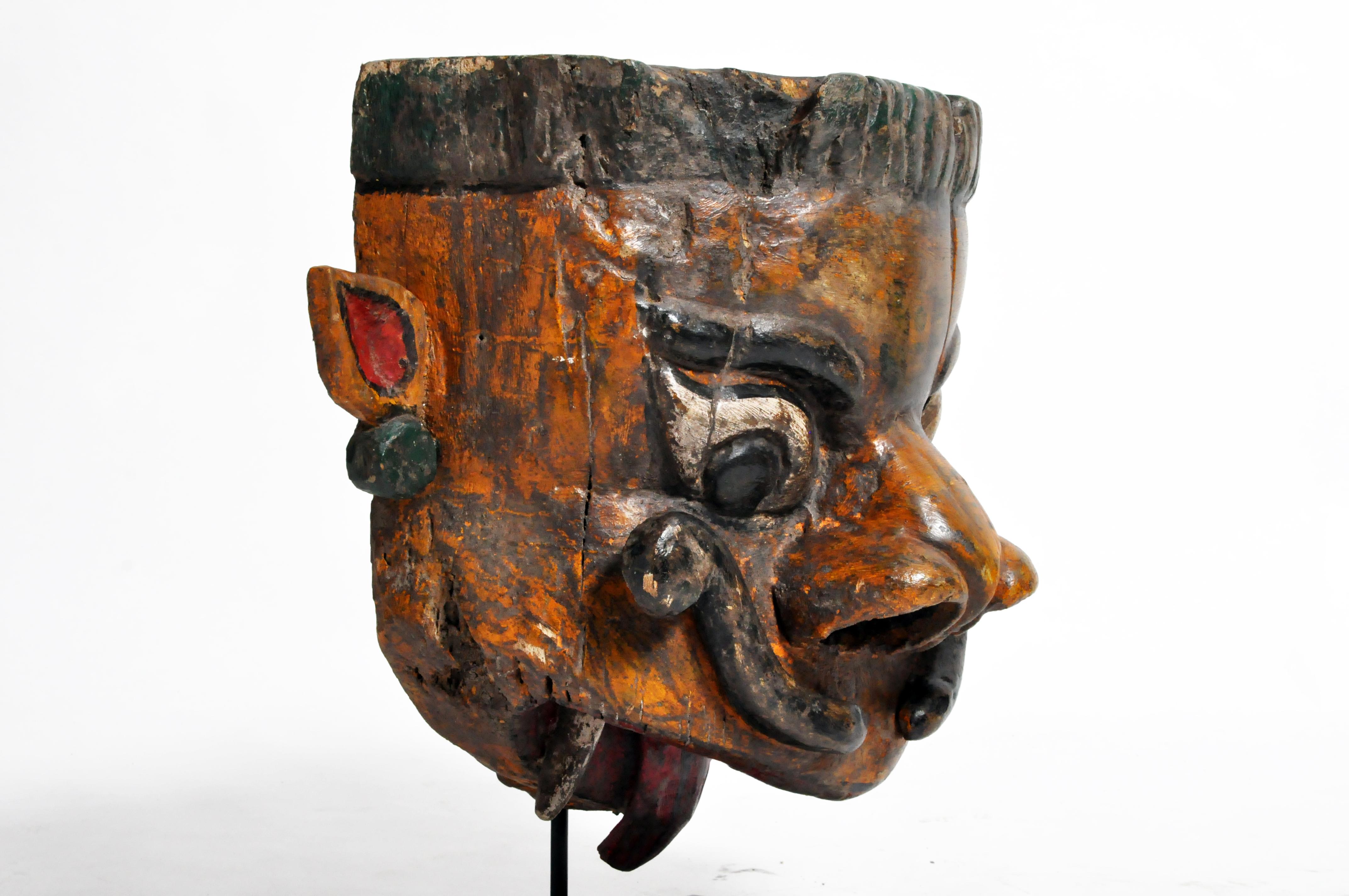 Indian Wooden Mask 13
