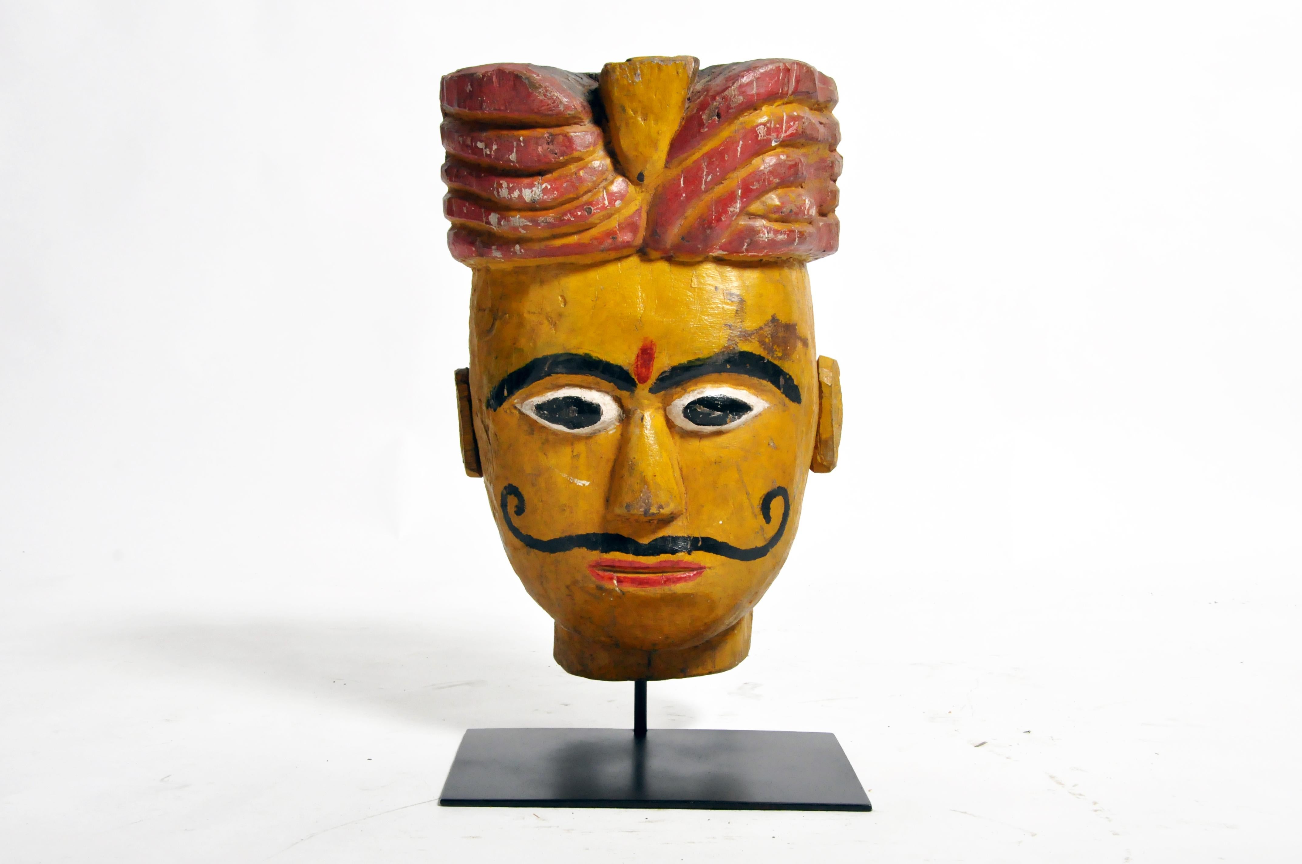 Indian Wooden Mask 15