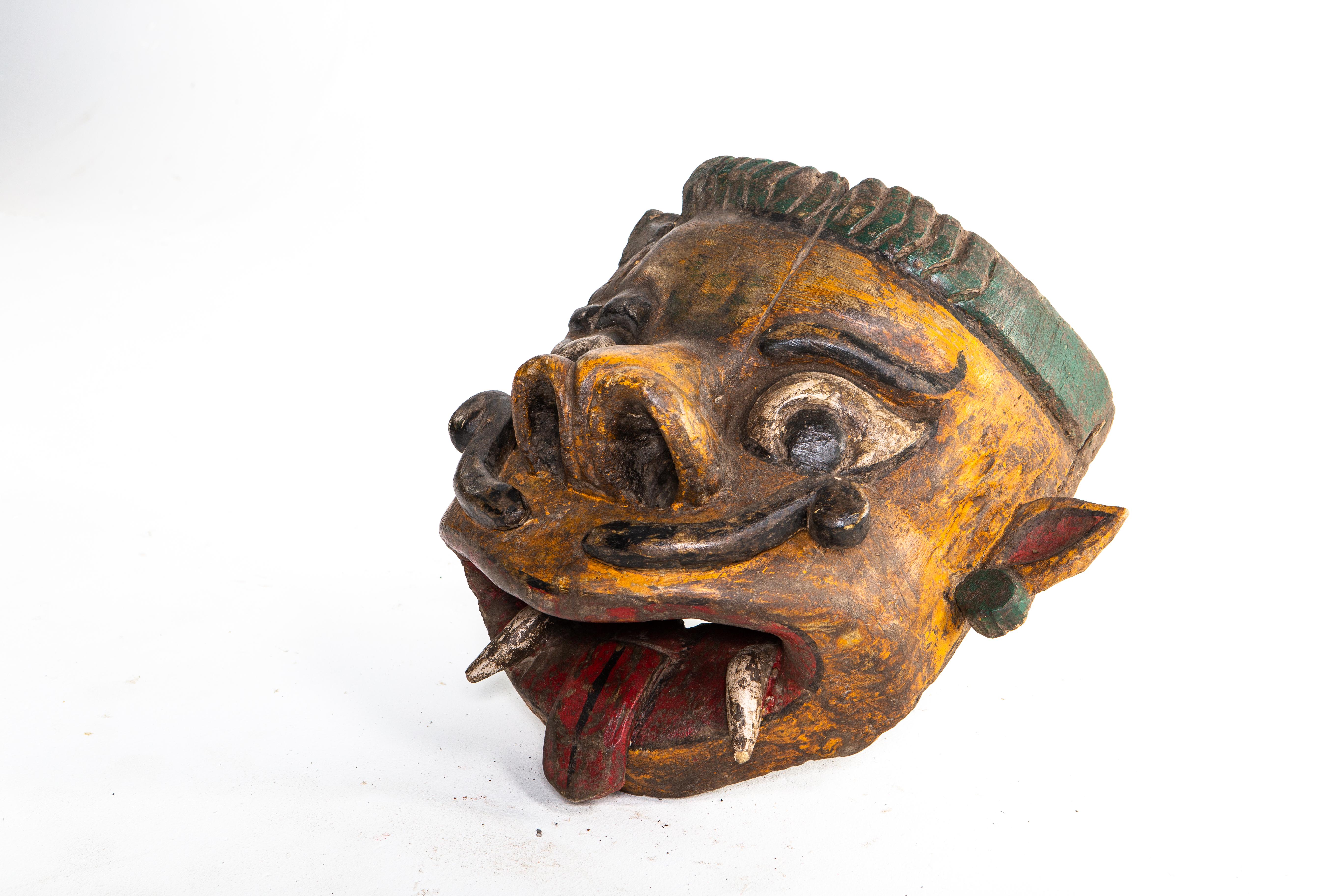 Indian Wooden Mask (Indisch)