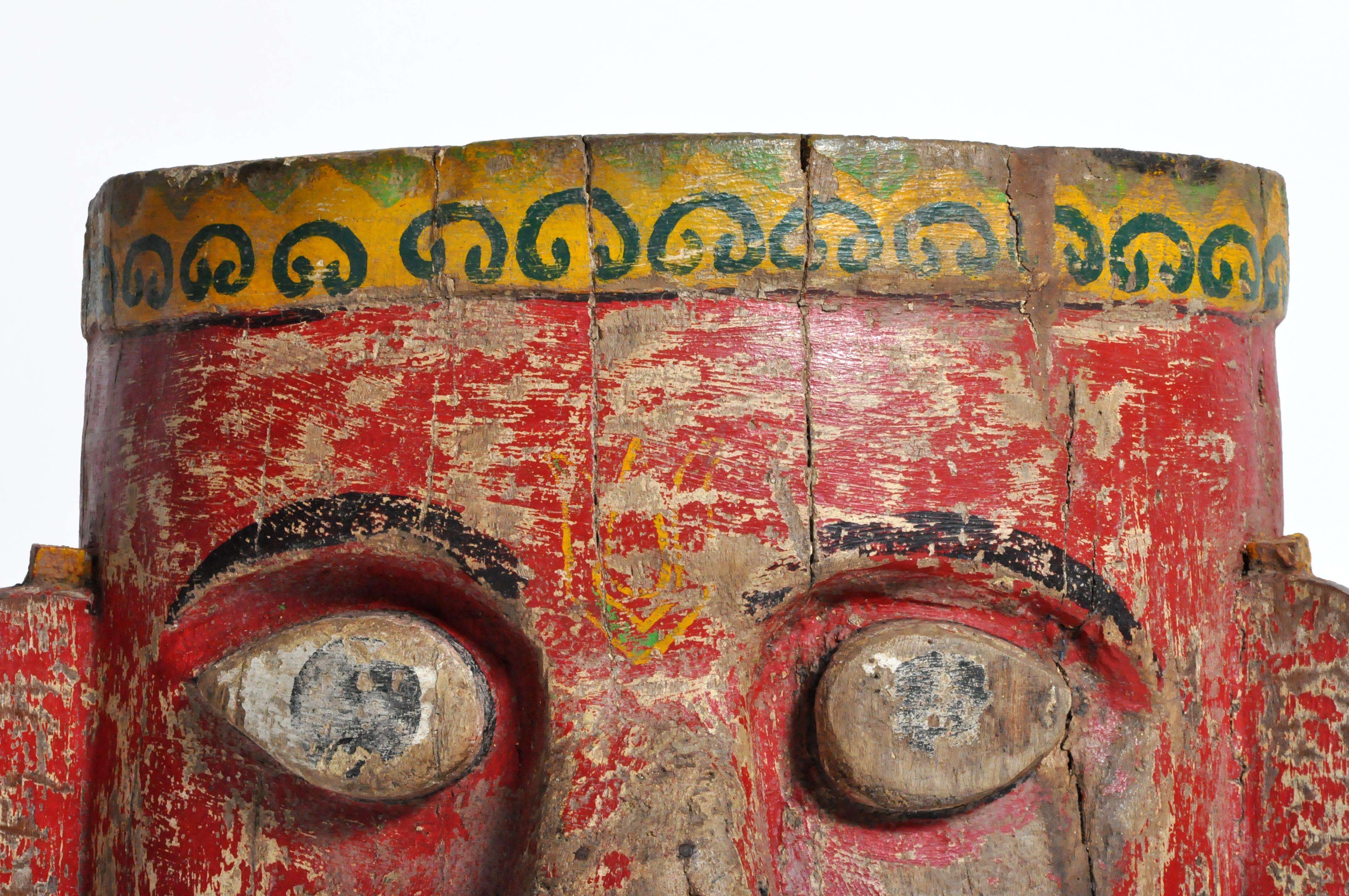 20th Century Indian Wooden Mask