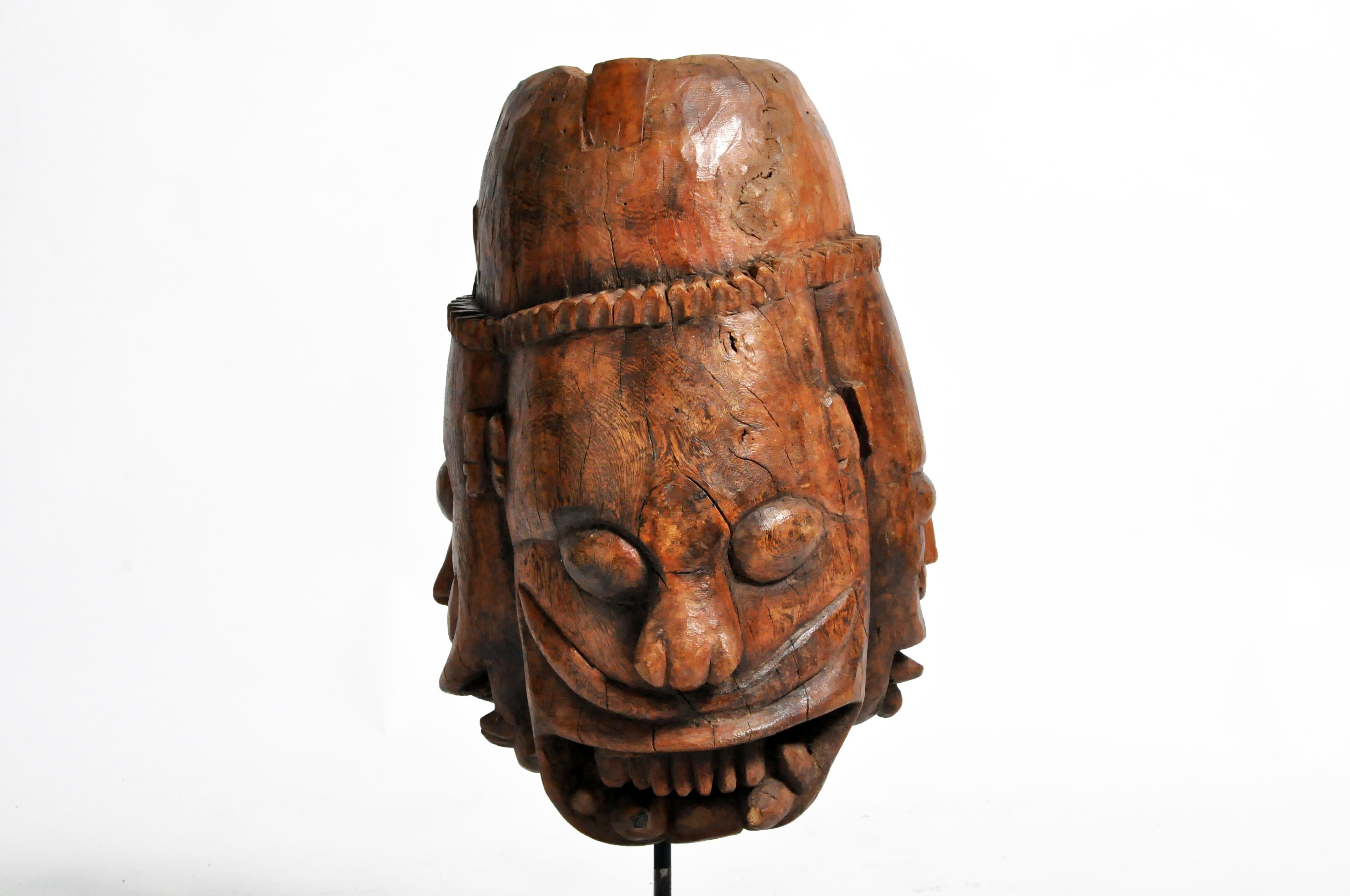 20th Century Indian Wooden Mask